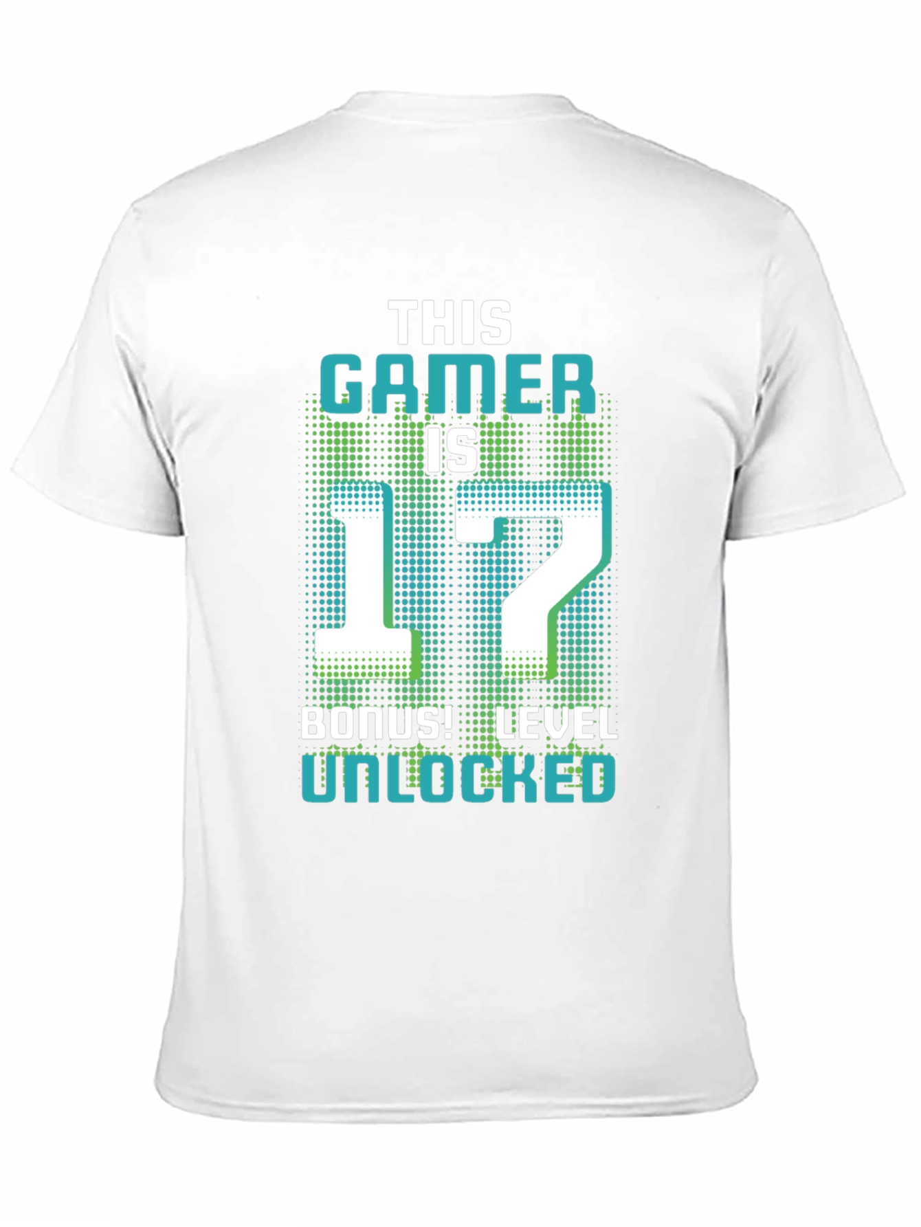 Level 17 Gamer T-Shirt - Birthday Bonus Unlocked