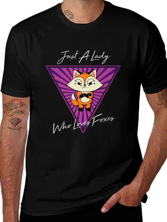 Just A Lady Who Loves Foxes T-Shirt
