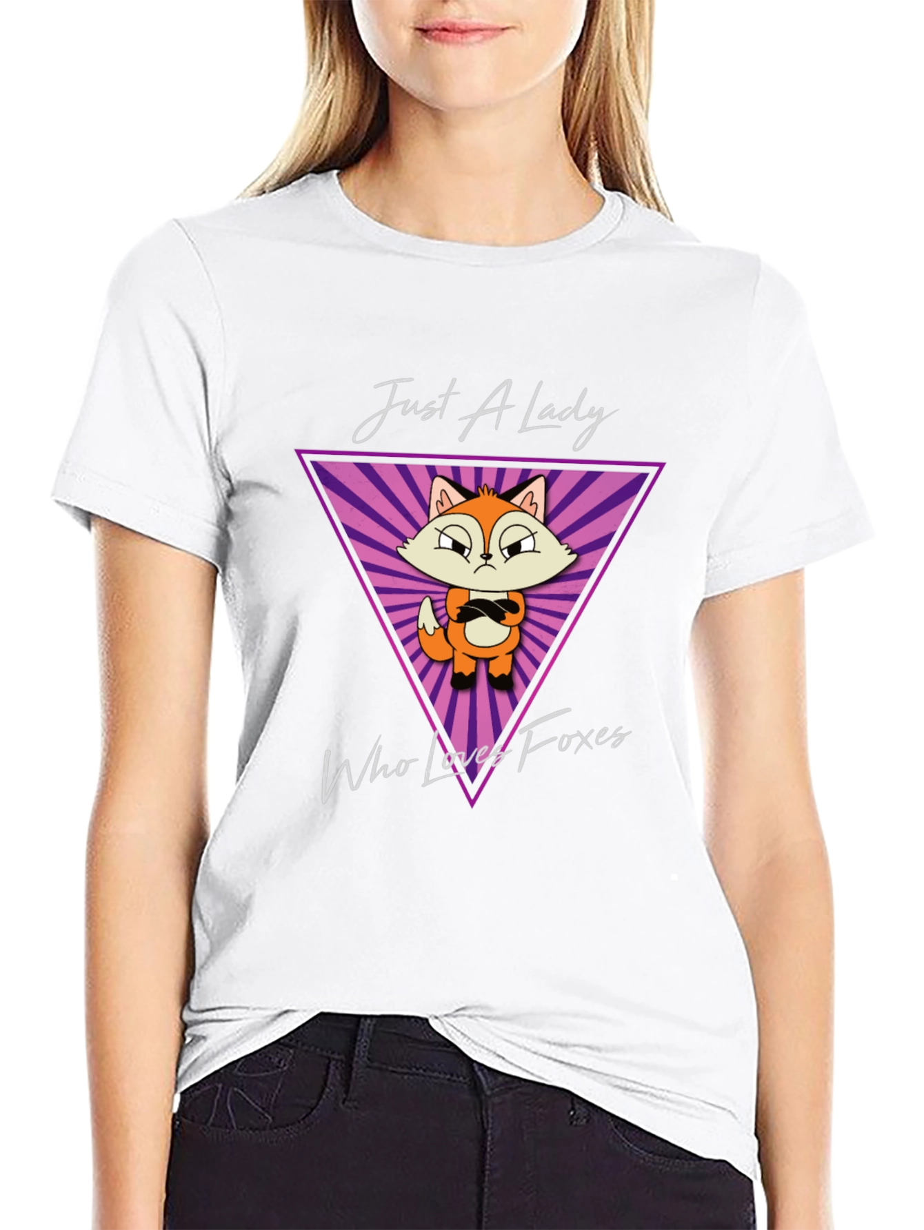 Just A Lady Who Loves Foxes T-Shirt