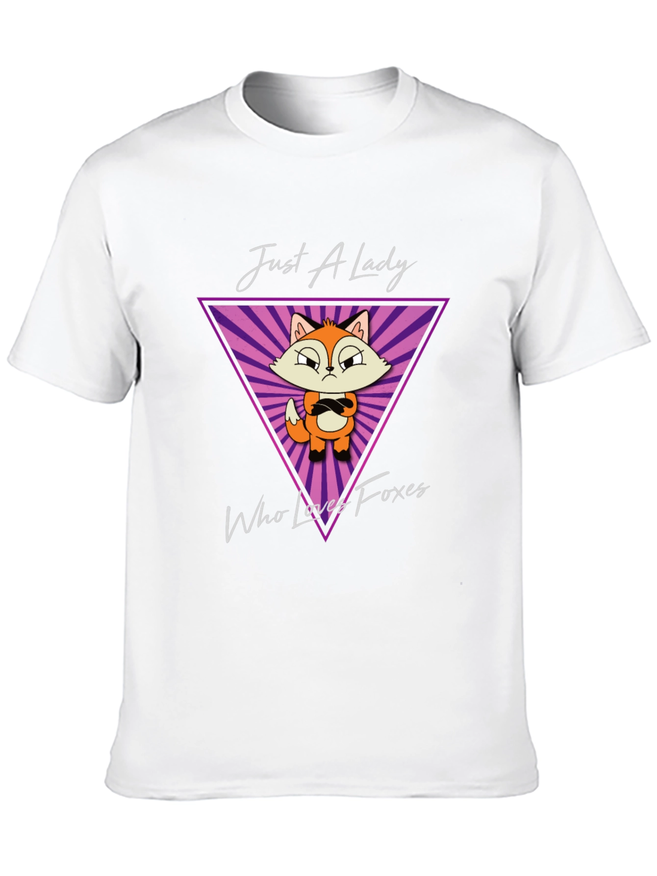 Just A Lady Who Loves Foxes T-Shirt