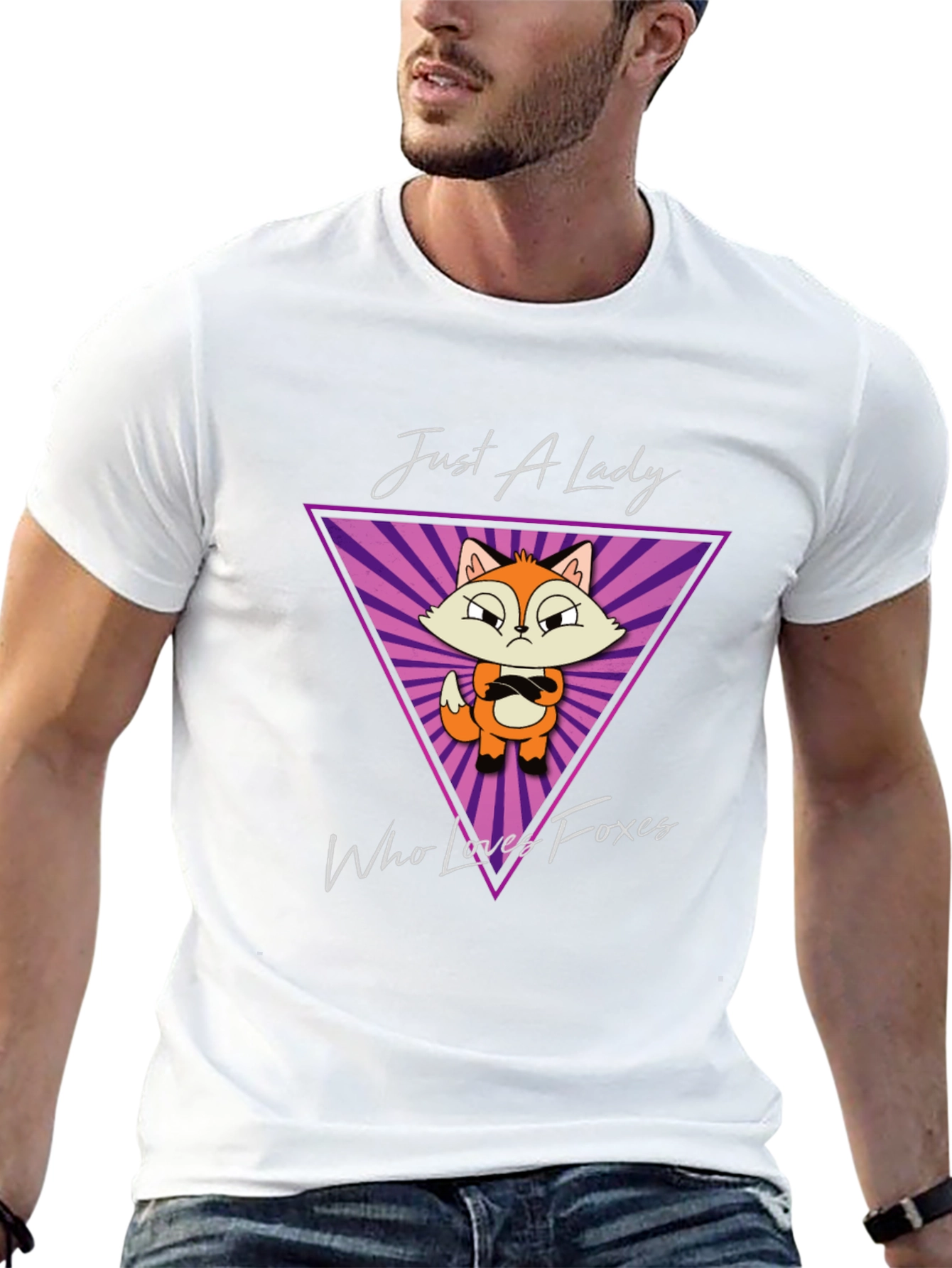 Just A Lady Who Loves Foxes T-Shirt
