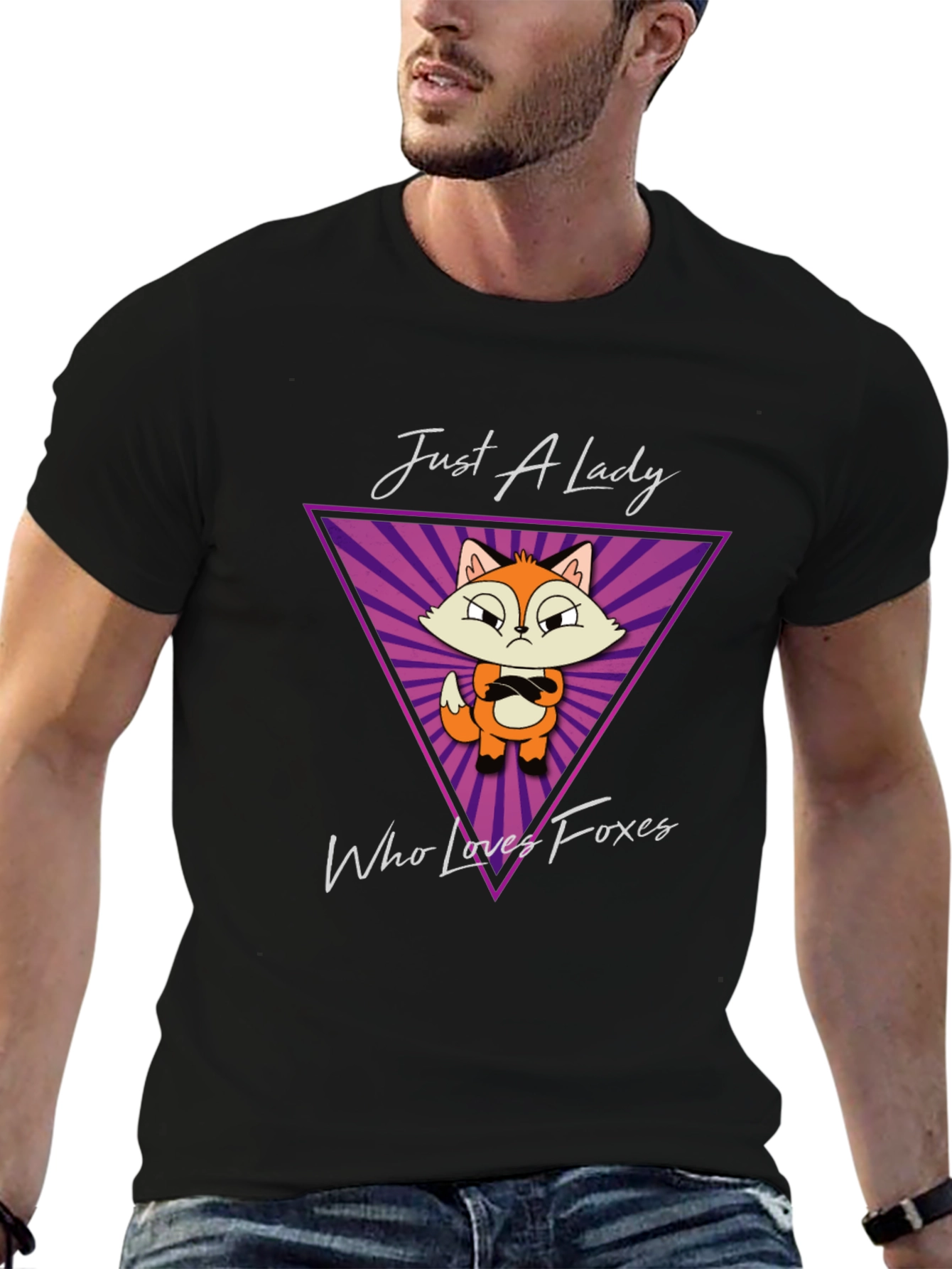 Just A Lady Who Loves Foxes T-Shirt