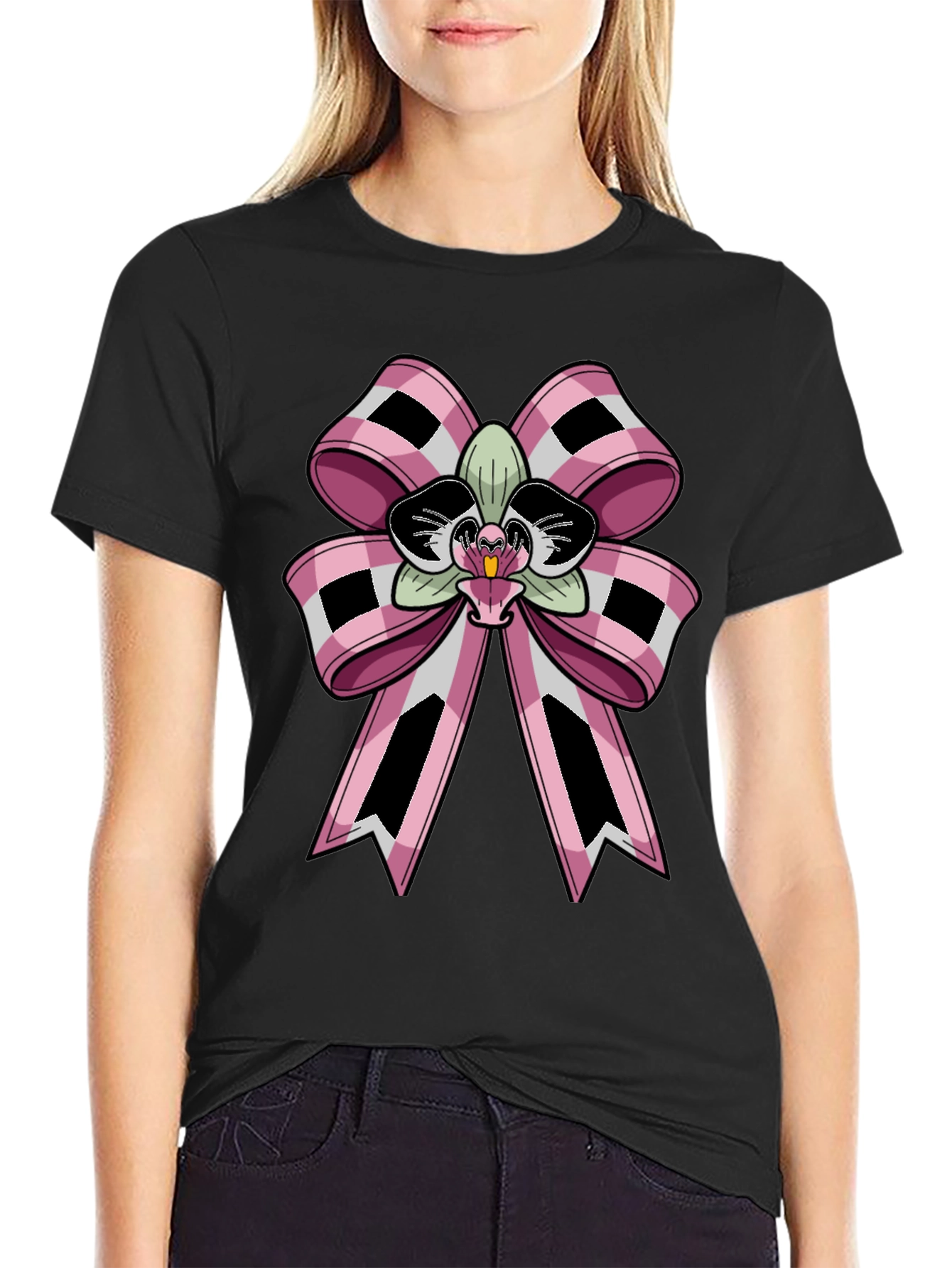Orchid Bow Tie Graphic Tee