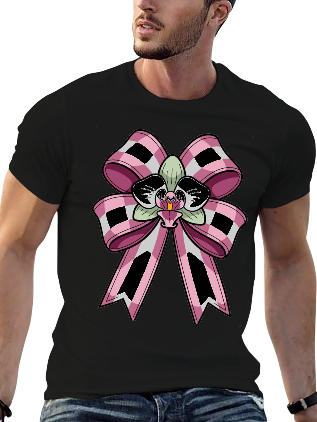 Orchid Bow Tie Graphic Tee