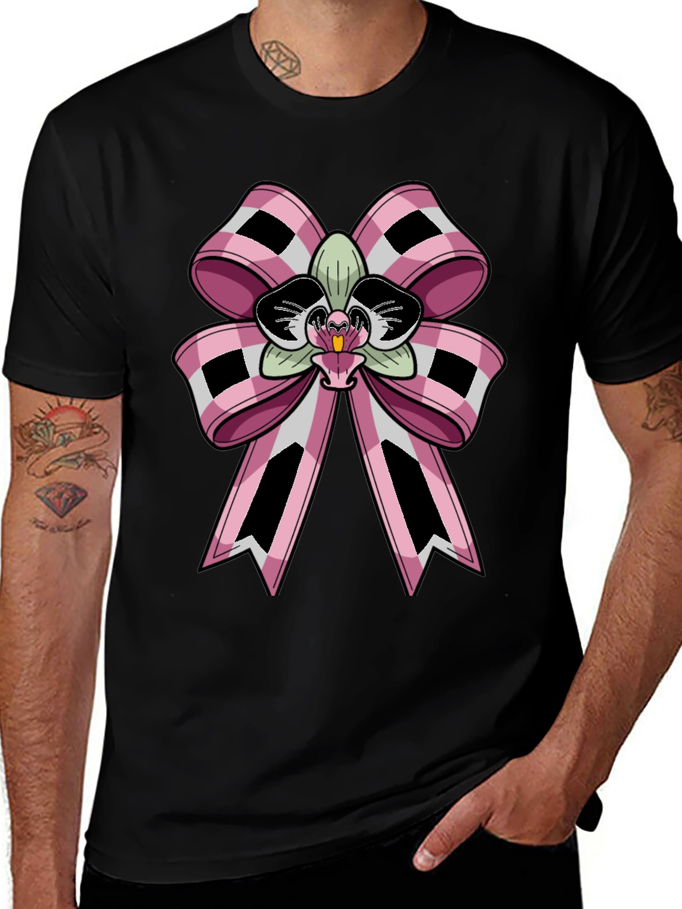 Orchid Bow Tie Graphic Tee
