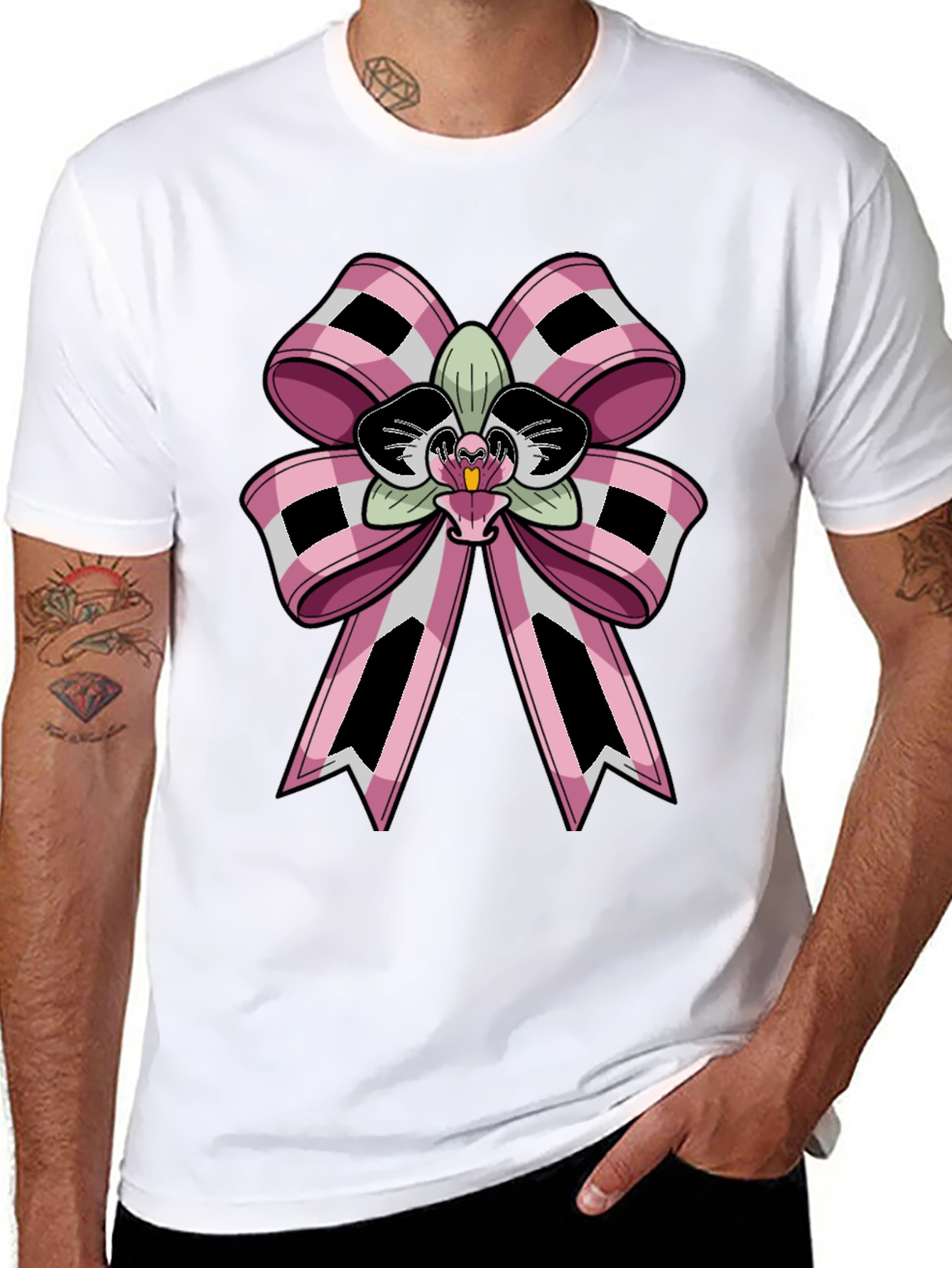 Orchid Bow Tie Graphic Tee