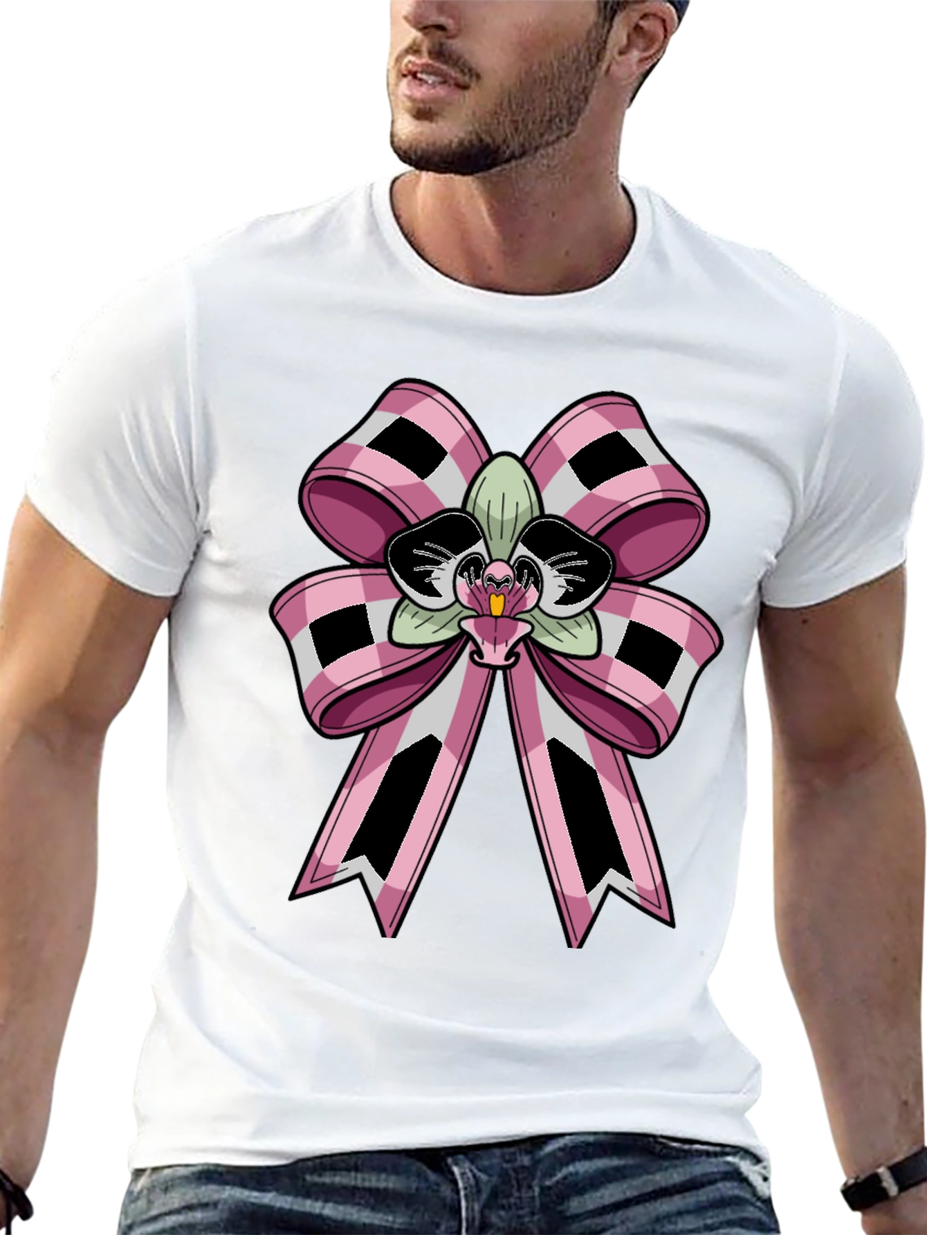 Orchid Bow Tie Graphic Tee
