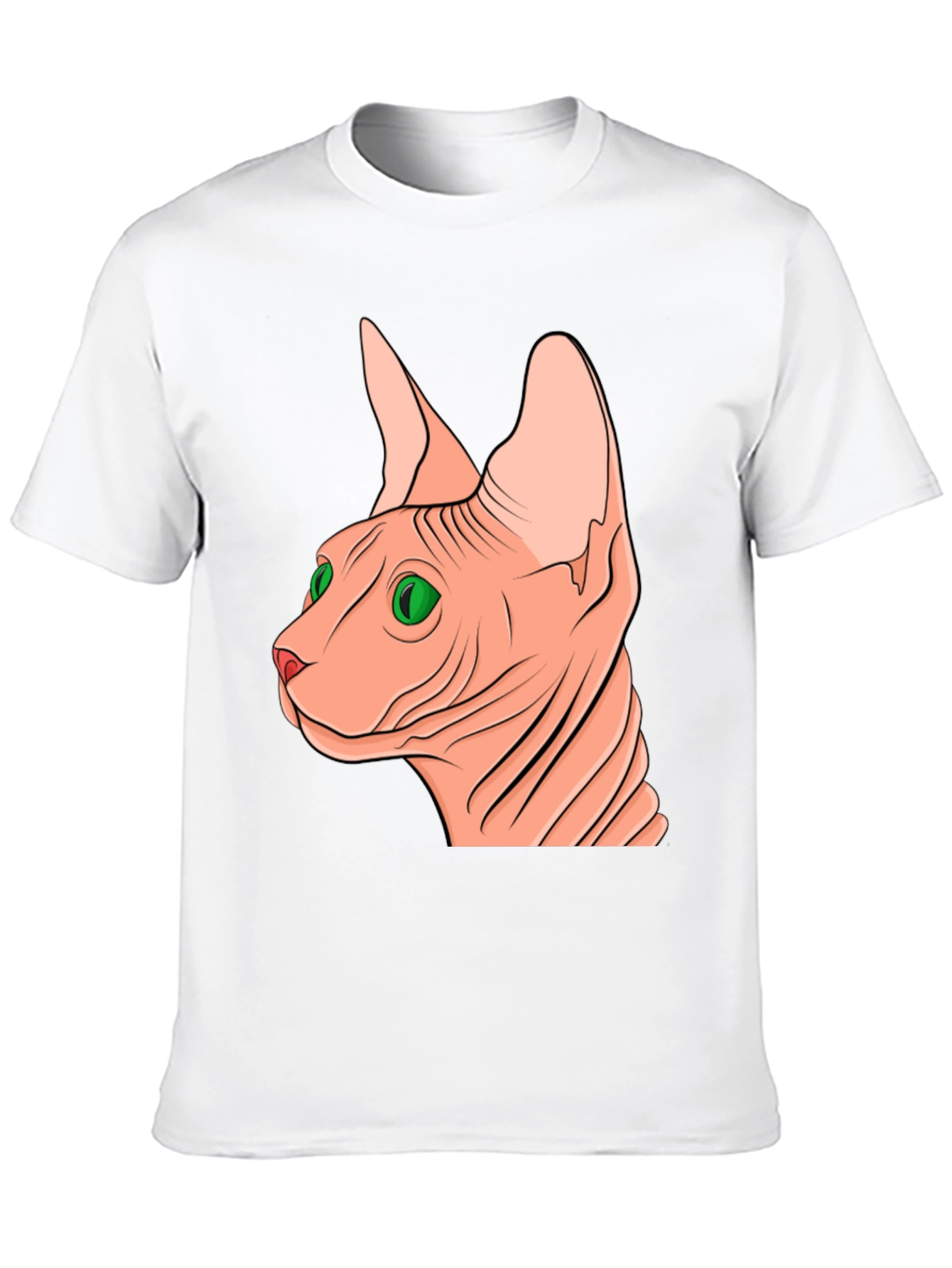 Sphynx Cat Graphic Tee - Unique Design