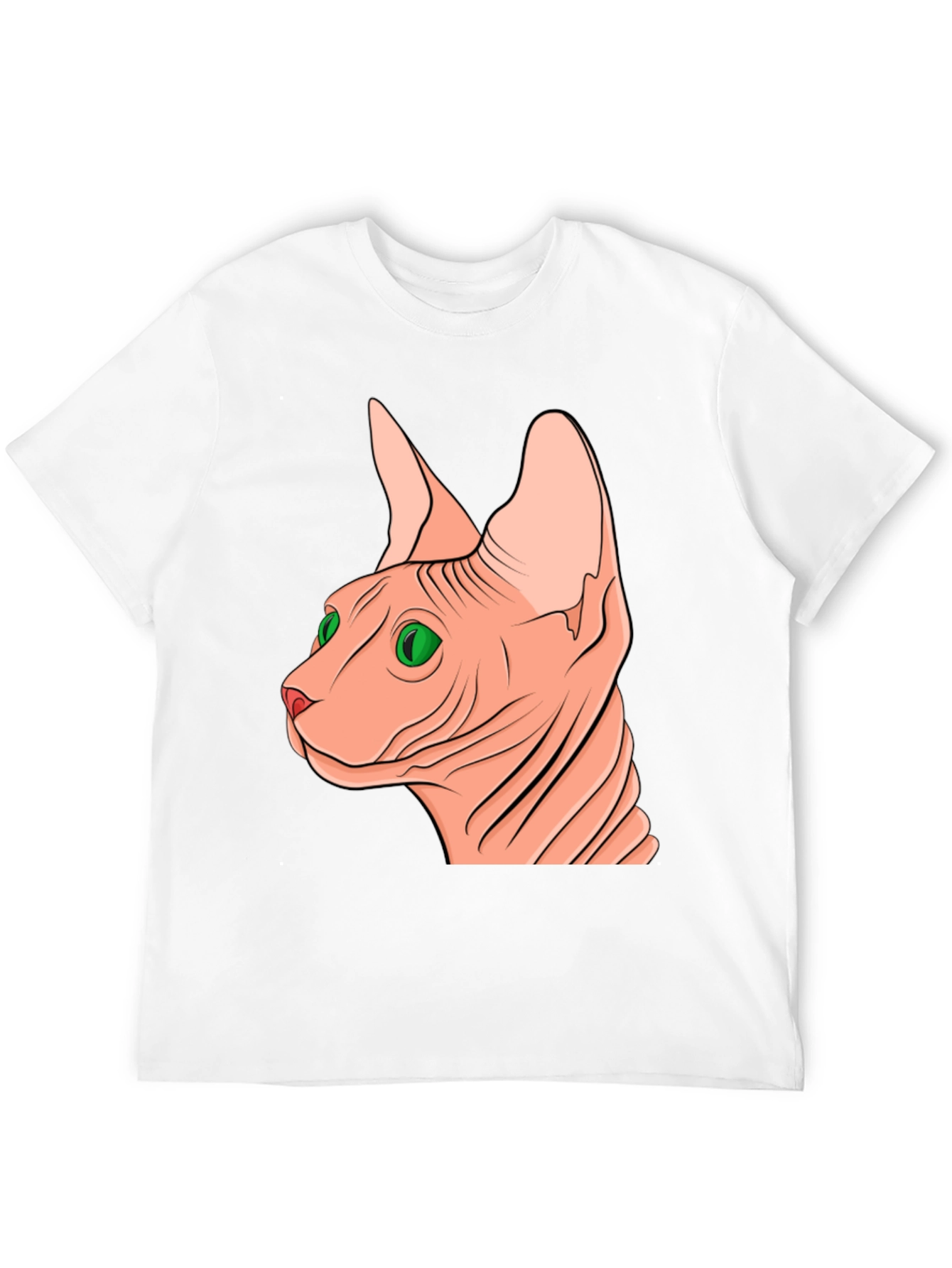 Sphynx Cat Graphic Tee - Unique Design