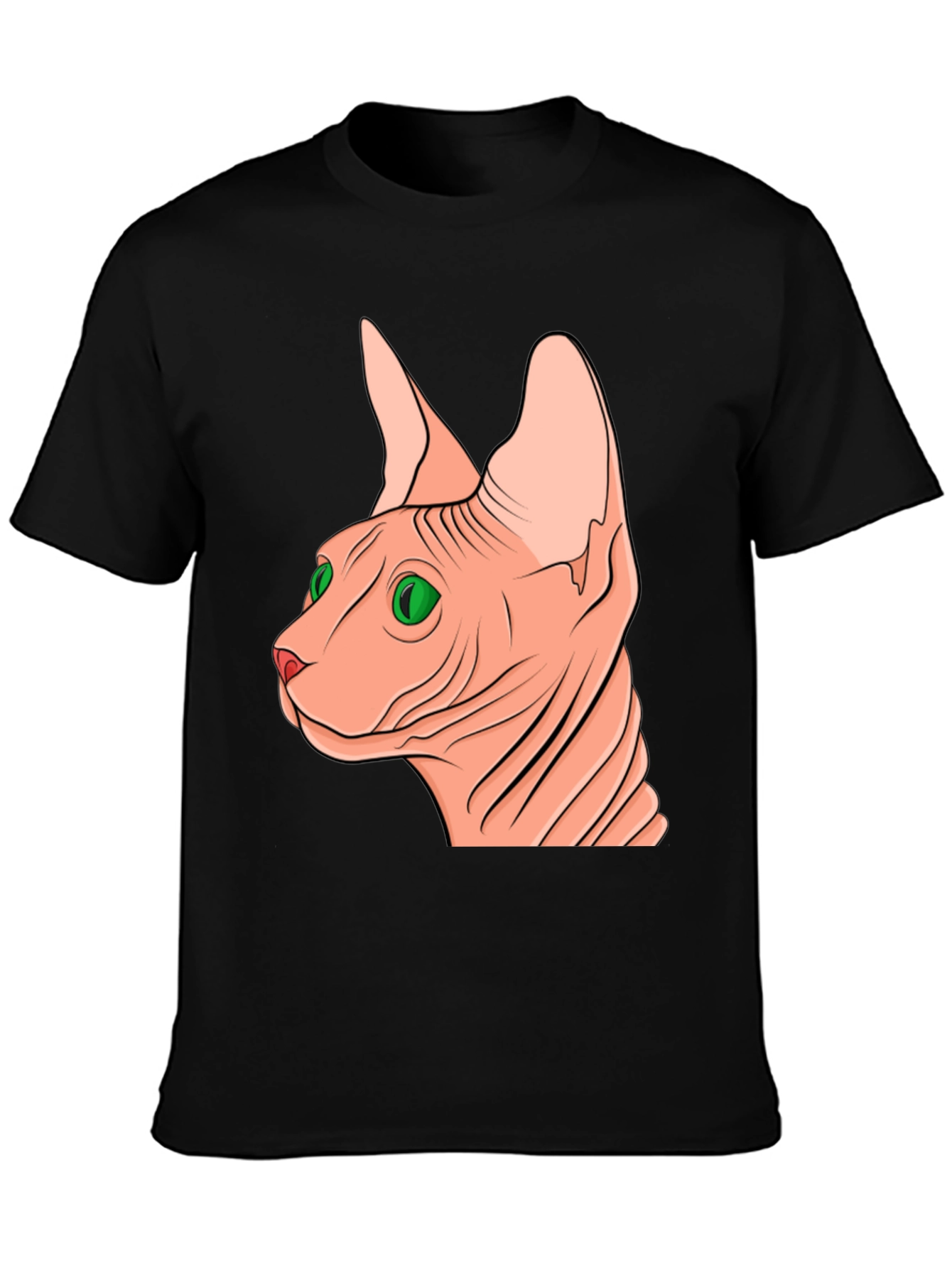 Sphynx Cat Graphic Tee - Unique Design