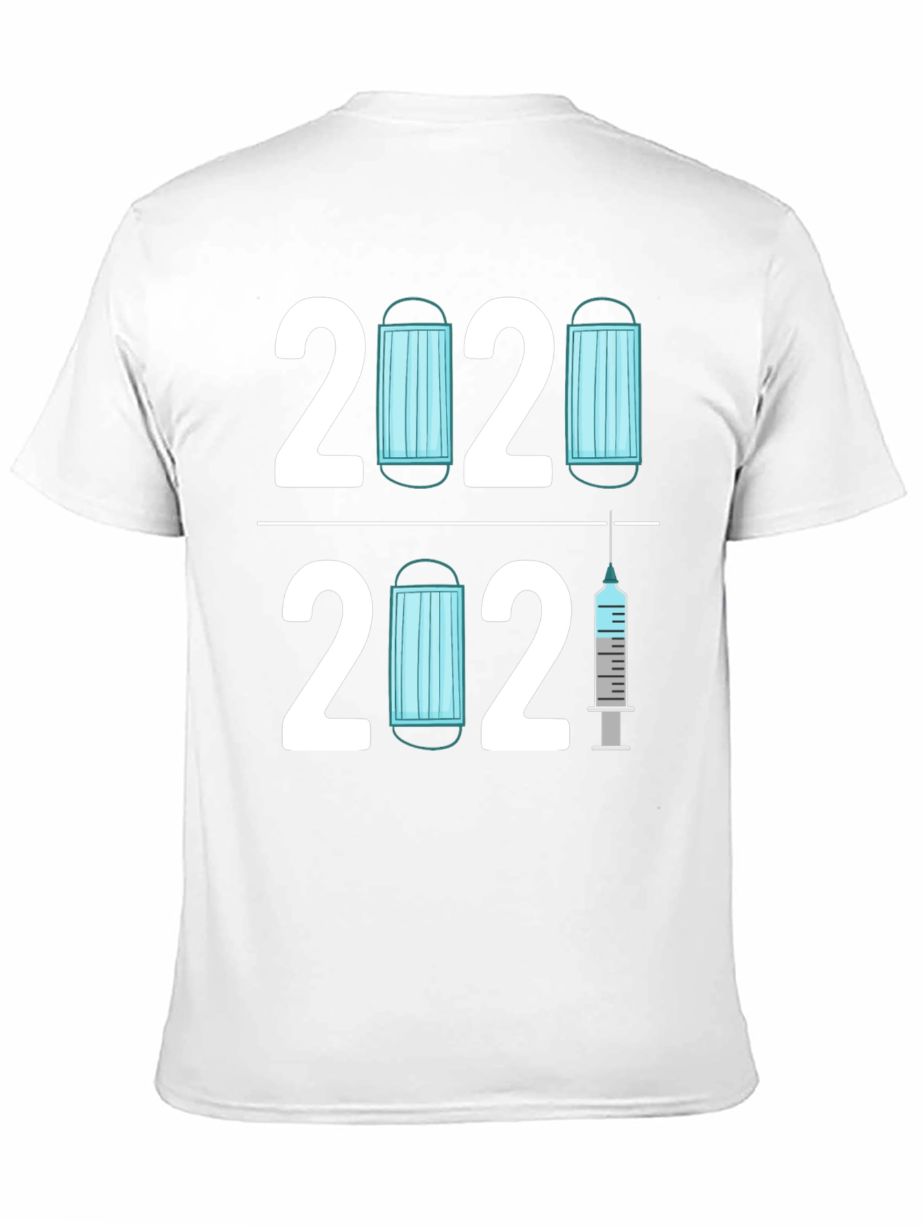 2020 2021 Pandemic Mask & Vaccine T-Shirt