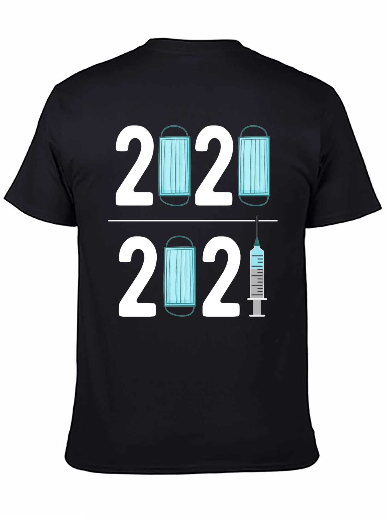 2020 2021 Pandemic Mask & Vaccine T-Shirt