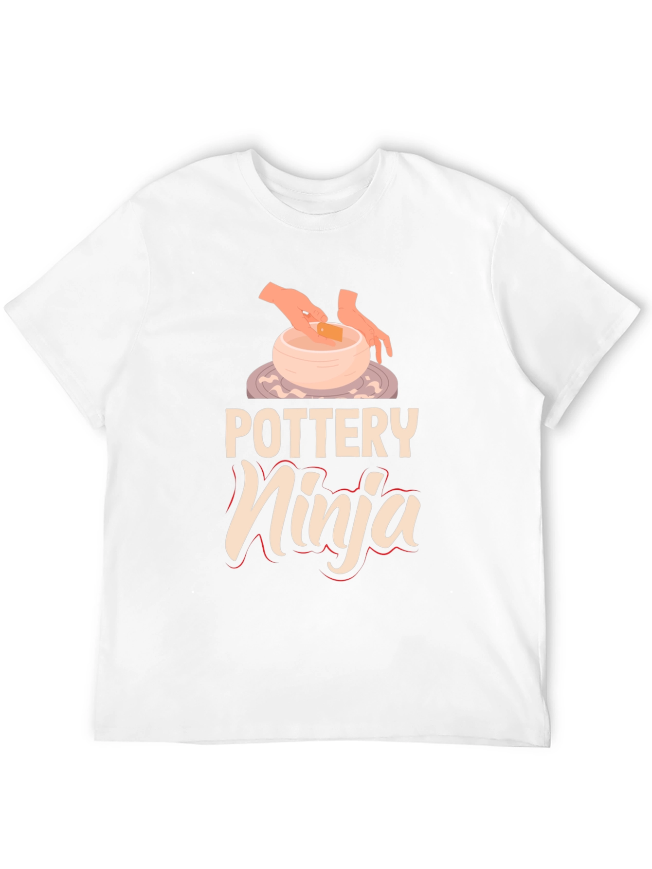 Pottery Ninja Graphic Tee Ceramics Artist Shirt