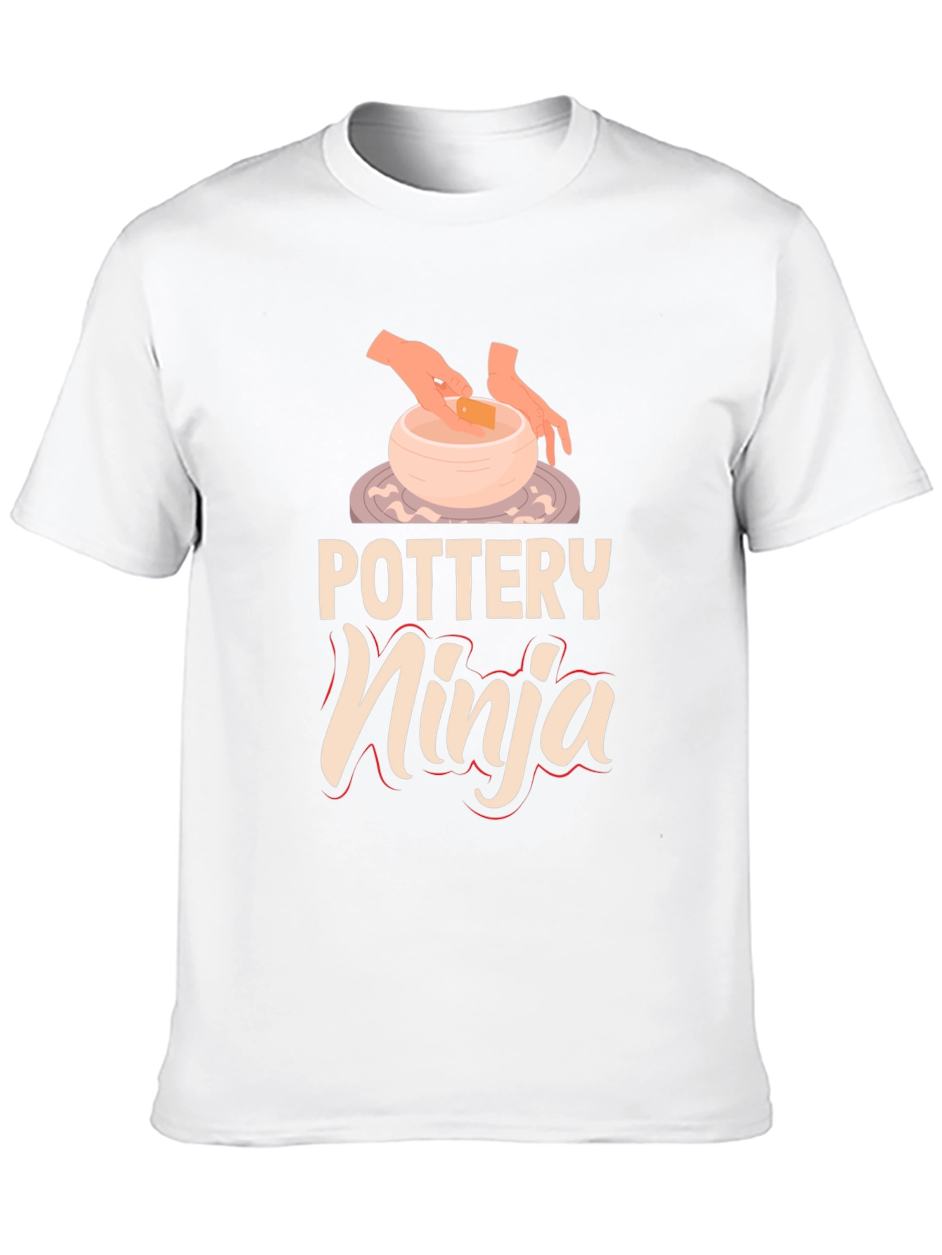 Pottery Ninja Graphic Tee Ceramics Artist Shirt