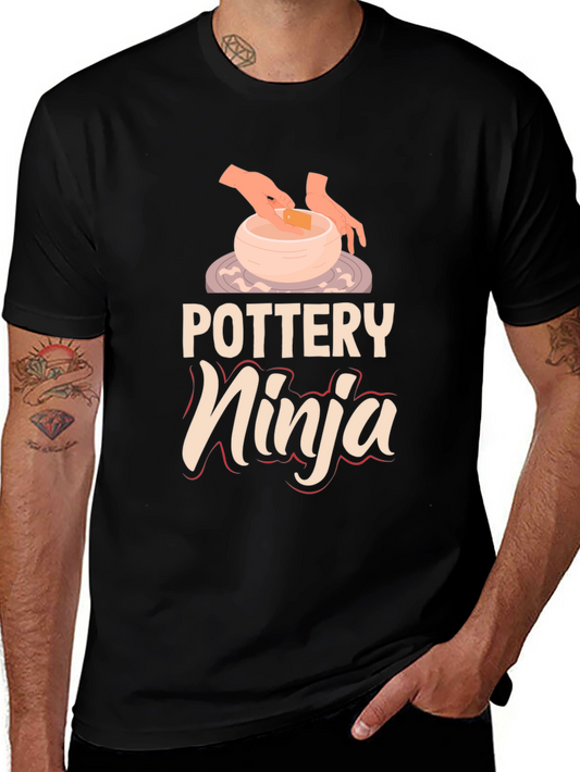 Pottery Ninja Graphic Tee Ceramics Artist Shirt