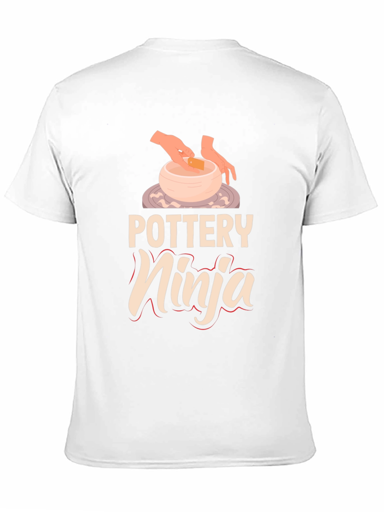 Pottery Ninja Graphic Tee Ceramics Artist Shirt