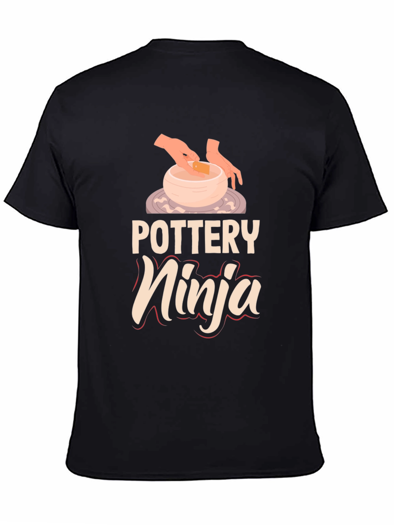 Pottery Ninja Graphic Tee Ceramics Artist Shirt
