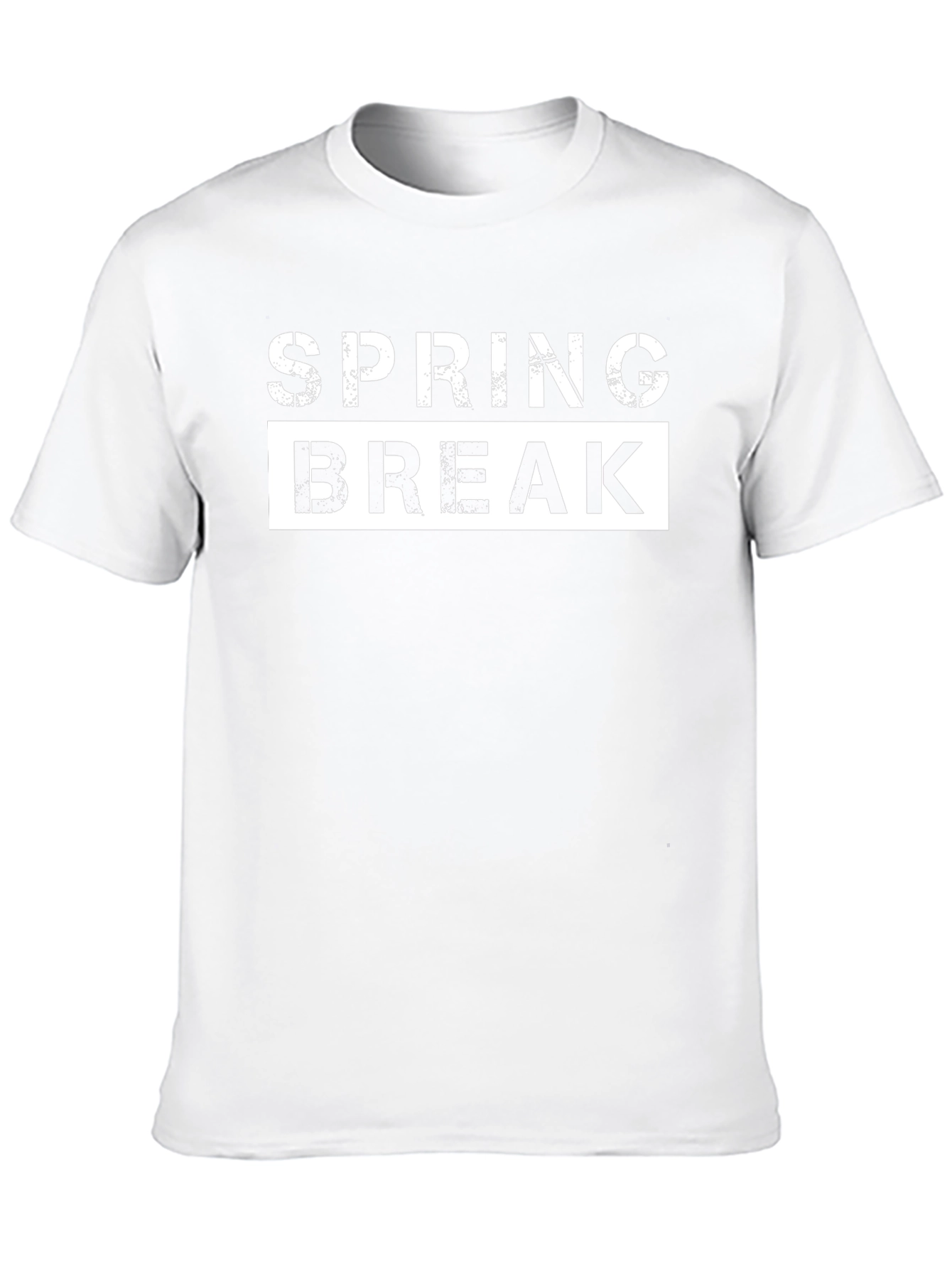 Spring Break Black Graphic Tee Shirt