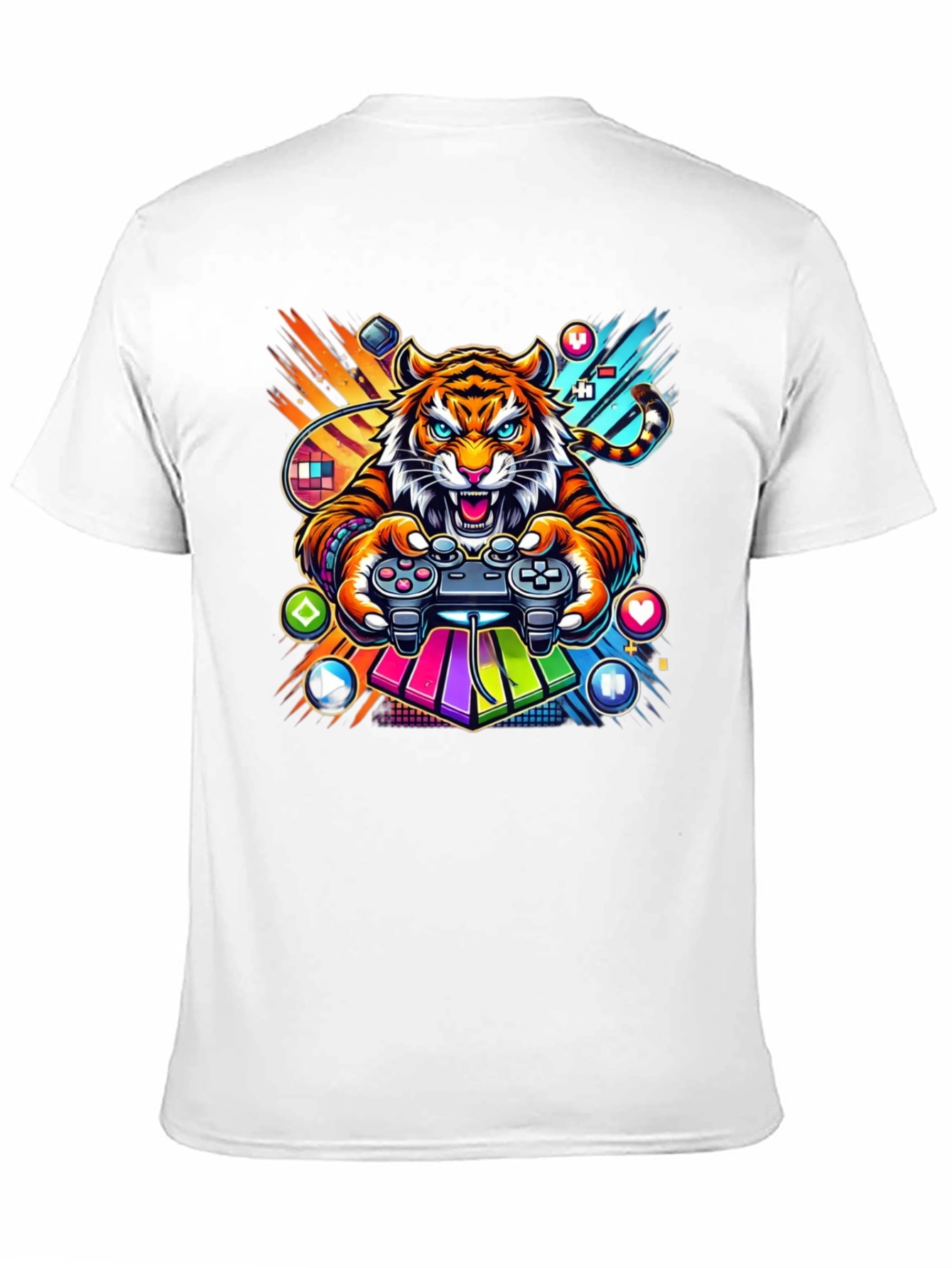 Gaming Tiger Graphic Tee - Gamer Style
