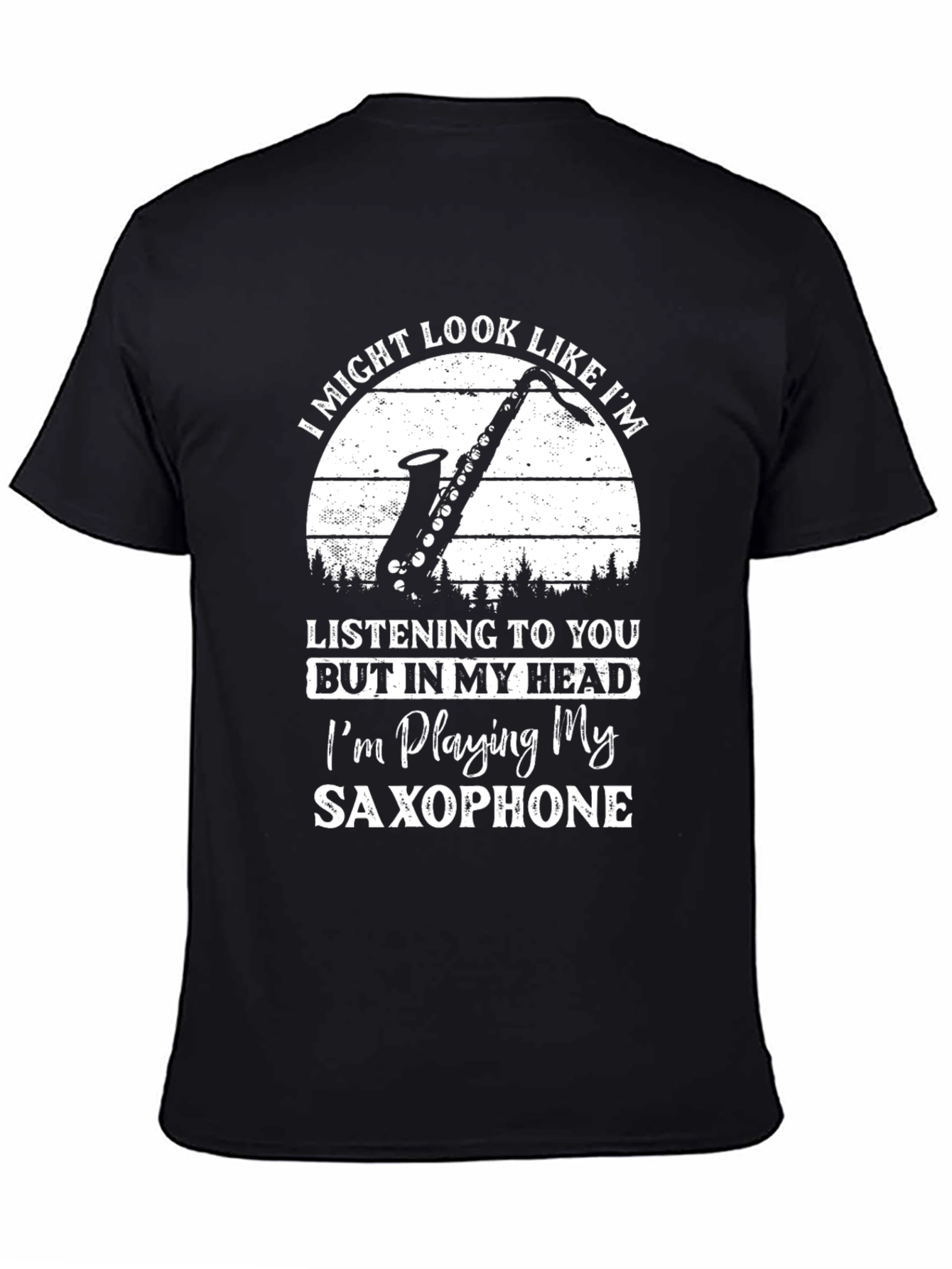 Saxophone Player T-Shirt: Im Playing Saxophone In My Head