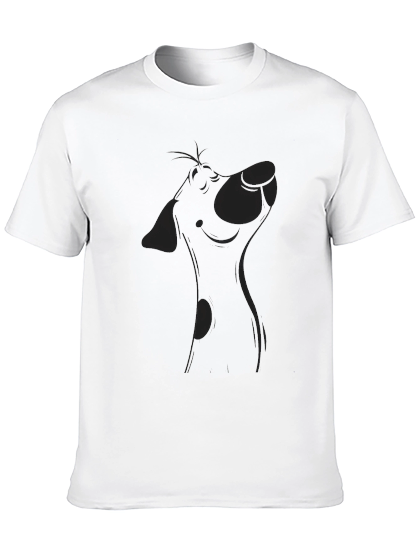 Black Dog Graphic Tee - Casual Comfort