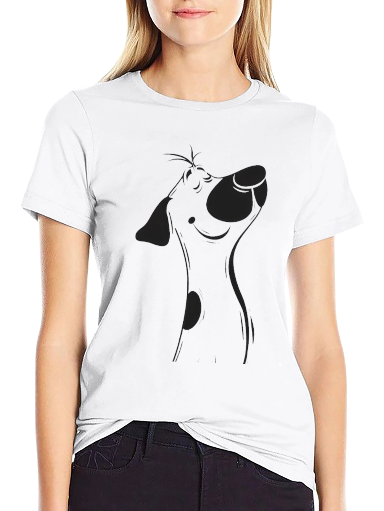 Black Dog Graphic Tee - Casual Comfort
