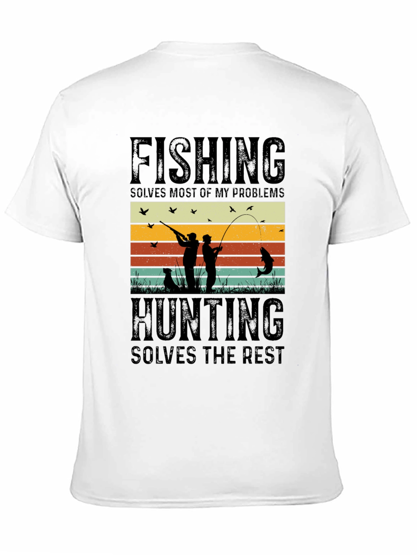 Fishing and Hunting Graphic T-Shirt