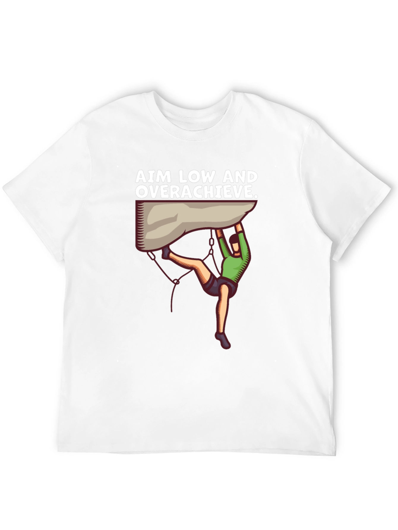 Aim Low Overachieve Climbing T-Shirt