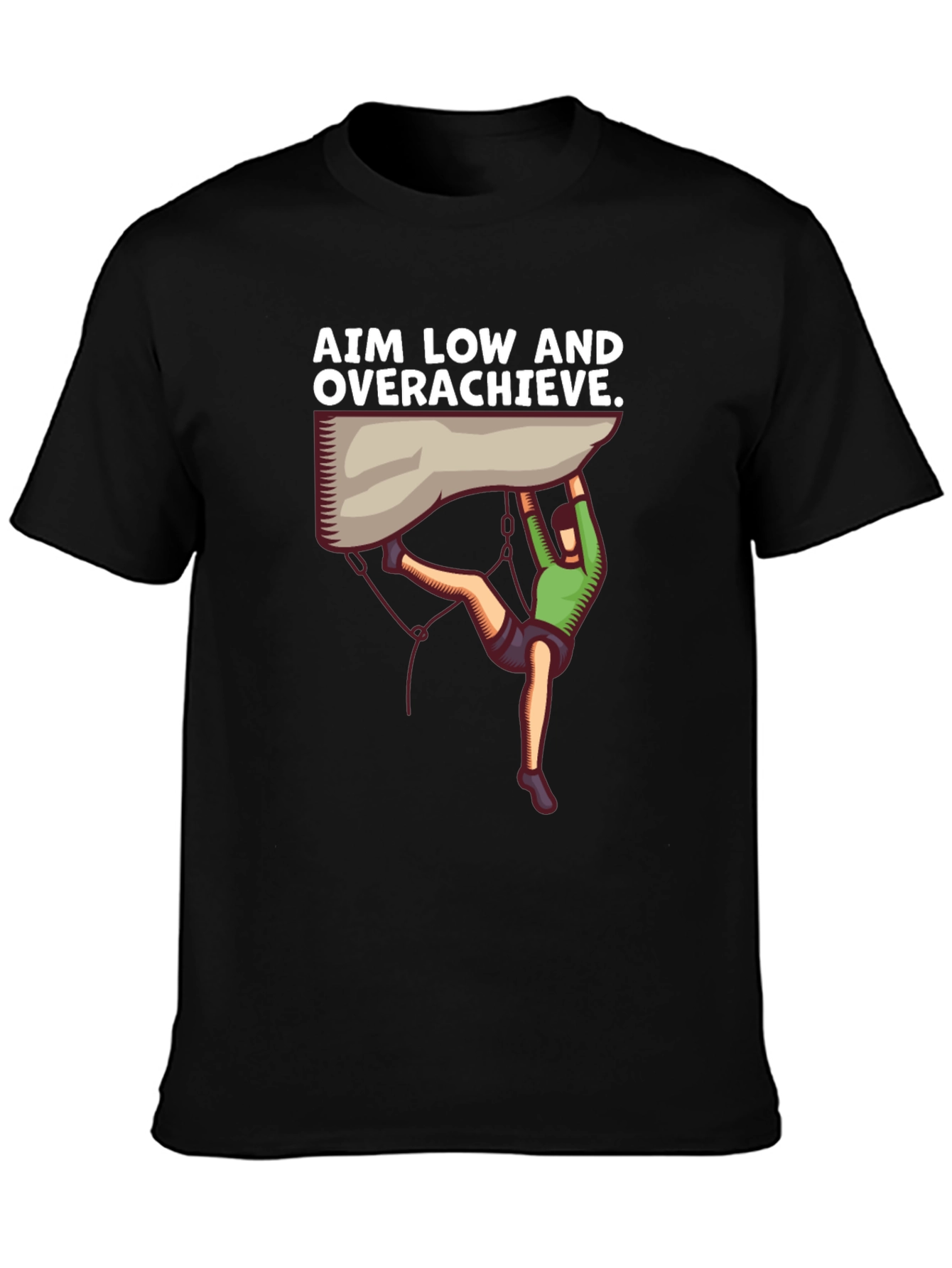 Aim Low Overachieve Climbing T-Shirt