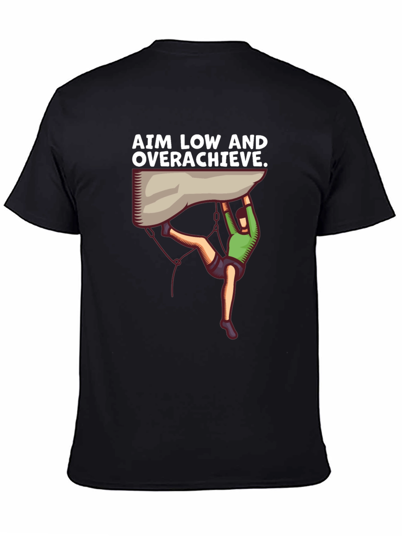 Aim Low Overachieve Climbing T-Shirt