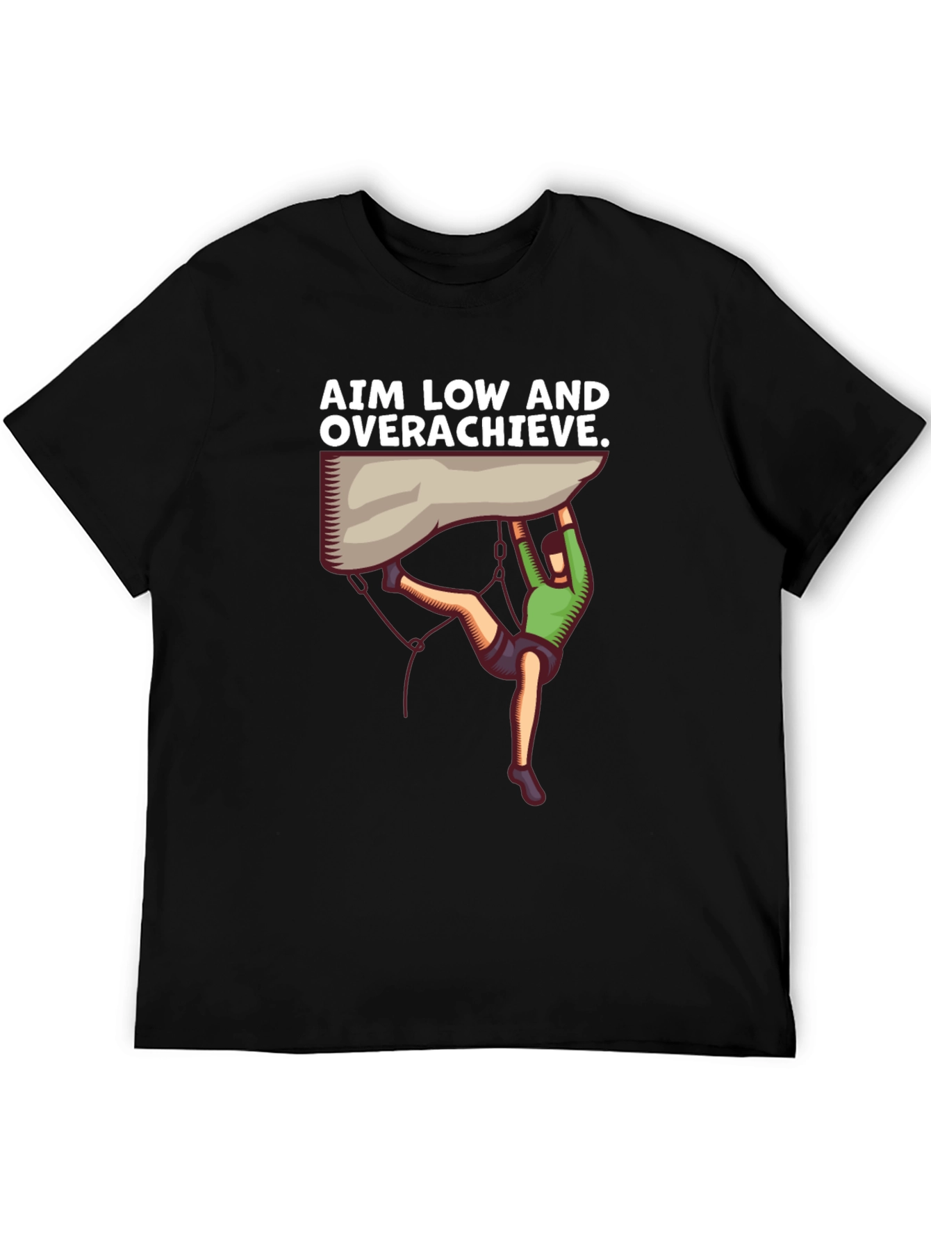 Aim Low Overachieve Climbing T-Shirt