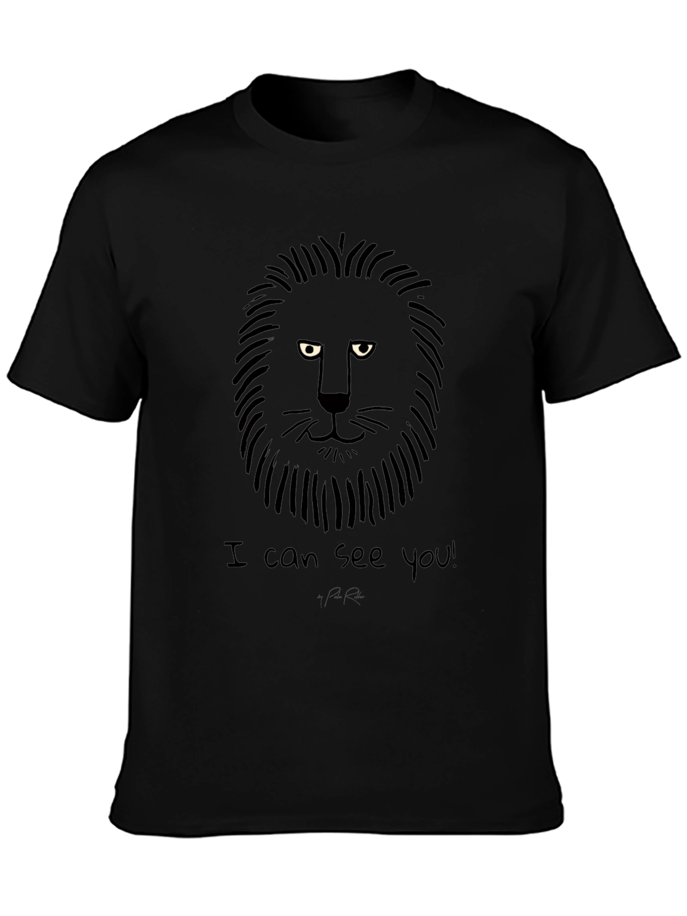 Lion Graphic T-Shirt - I Can See You!