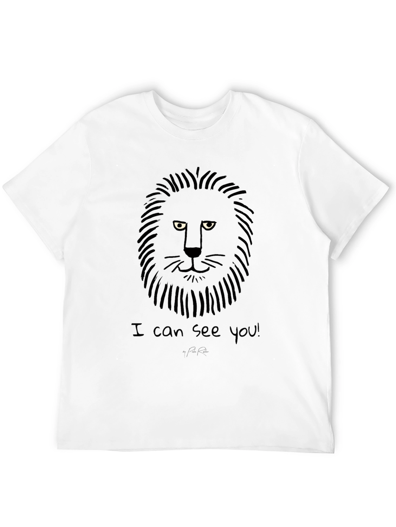 Lion Graphic T-Shirt - I Can See You!