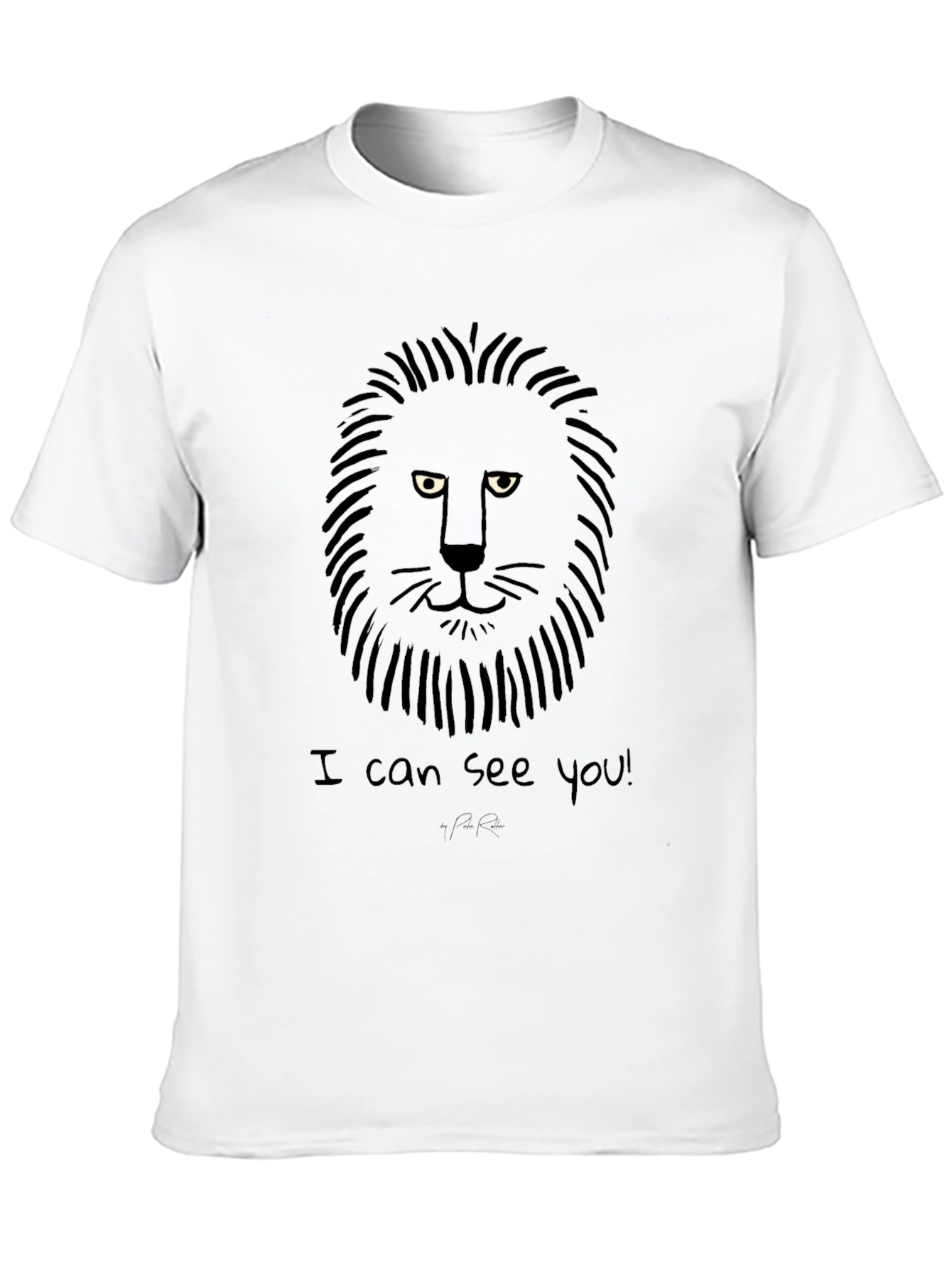 Lion Graphic T-Shirt - I Can See You!