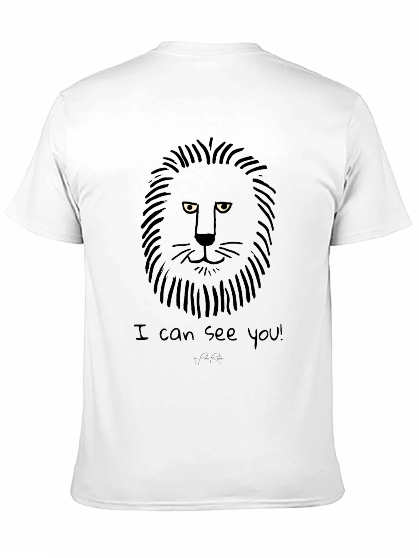 Lion Graphic T-Shirt - I Can See You!