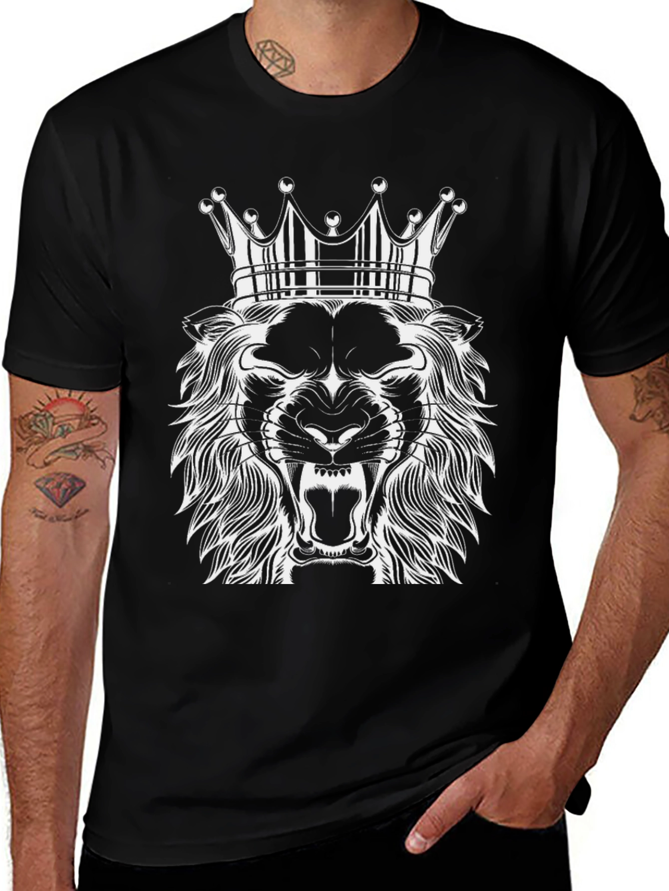 Lion King Graphic Tee - Black T-Shirt