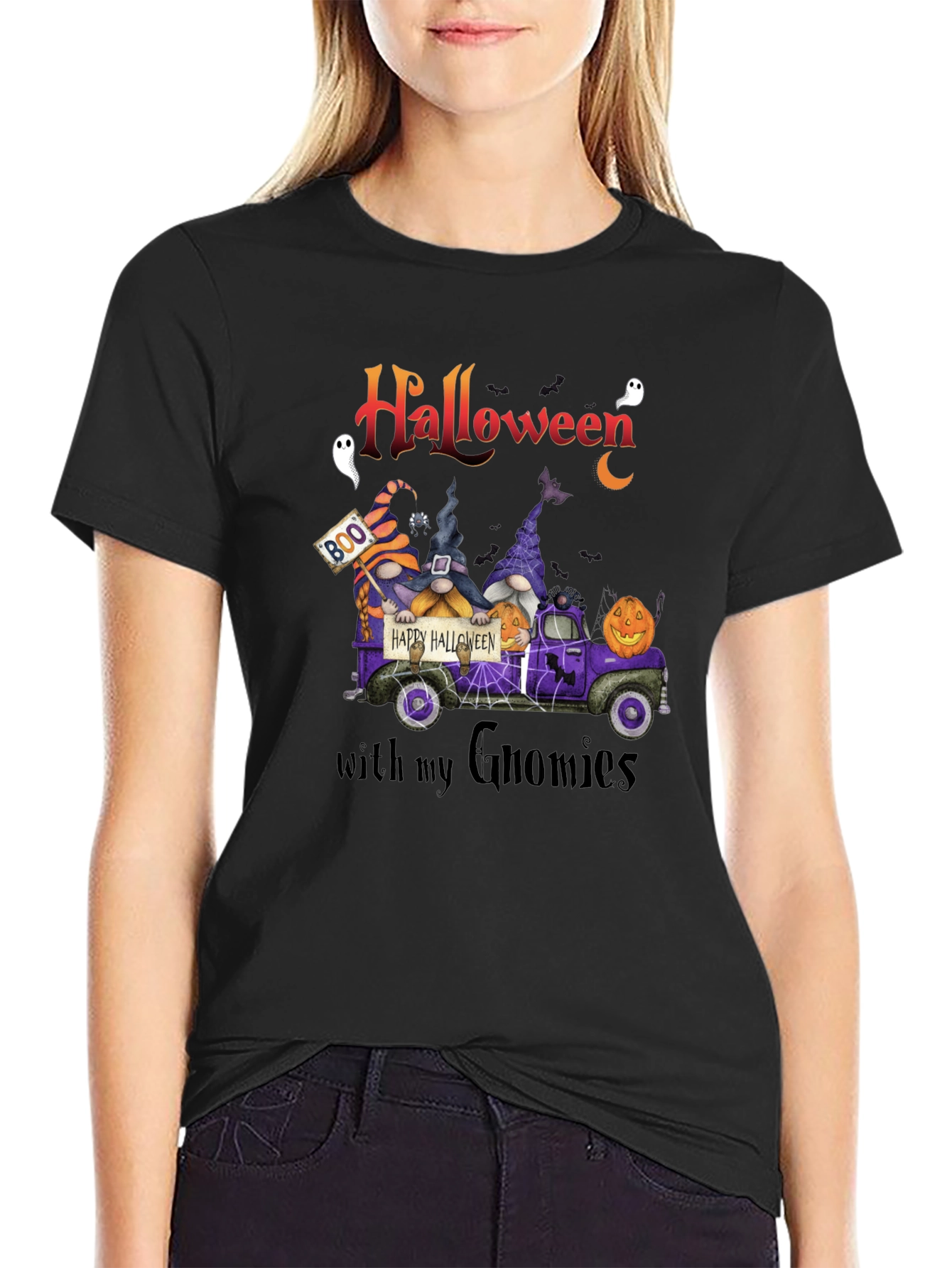 Halloween Gnomies T-Shirt - Spooky Fun