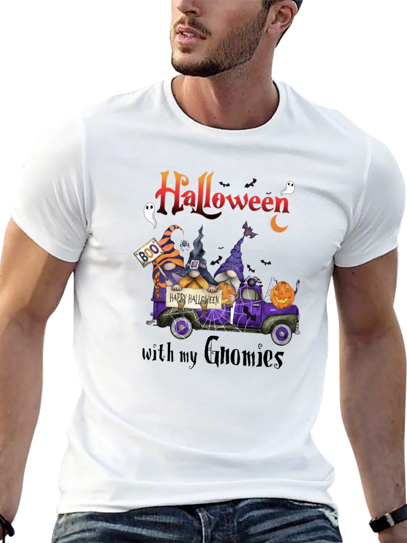 Halloween Gnomies T-Shirt - Spooky Fun