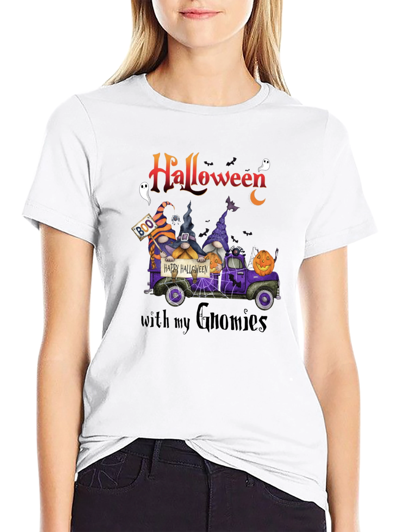 Halloween Gnomies T-Shirt - Spooky Fun