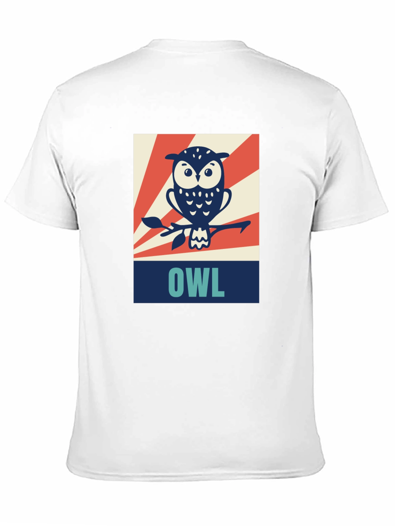 Retro Owl Graphic Tee - Cool Bird Design