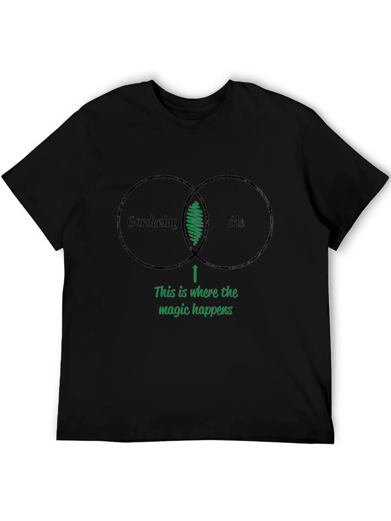 Gardening & Me Venn Diagram T-Shirt