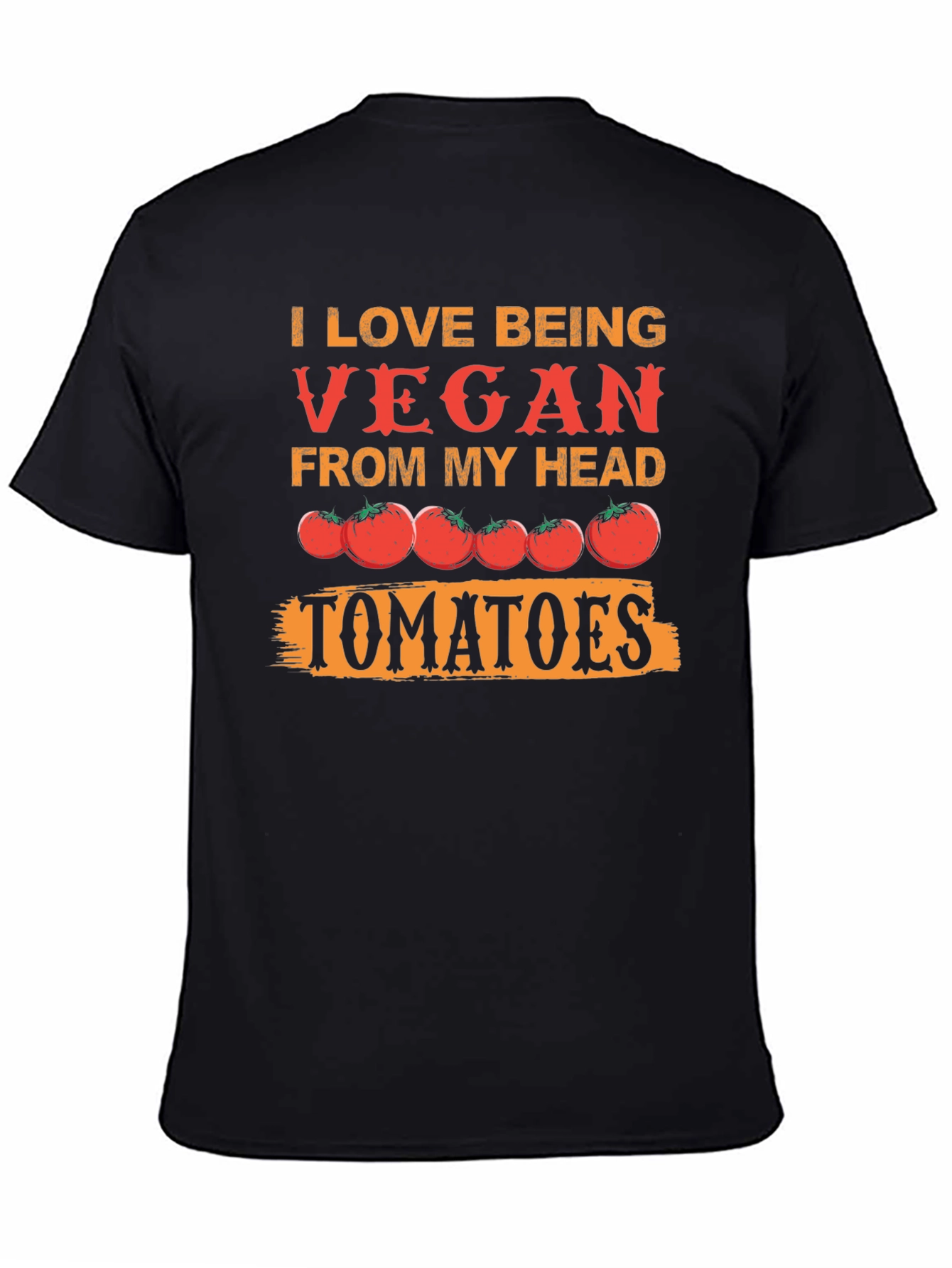 Vegan Tomato Graphic Tee - From My Head Tomatoes!