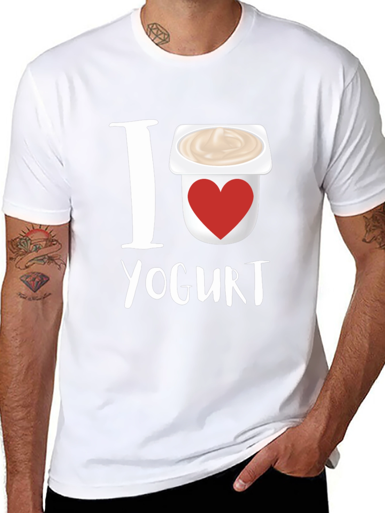 I Heart Yogurt Graphic Tee