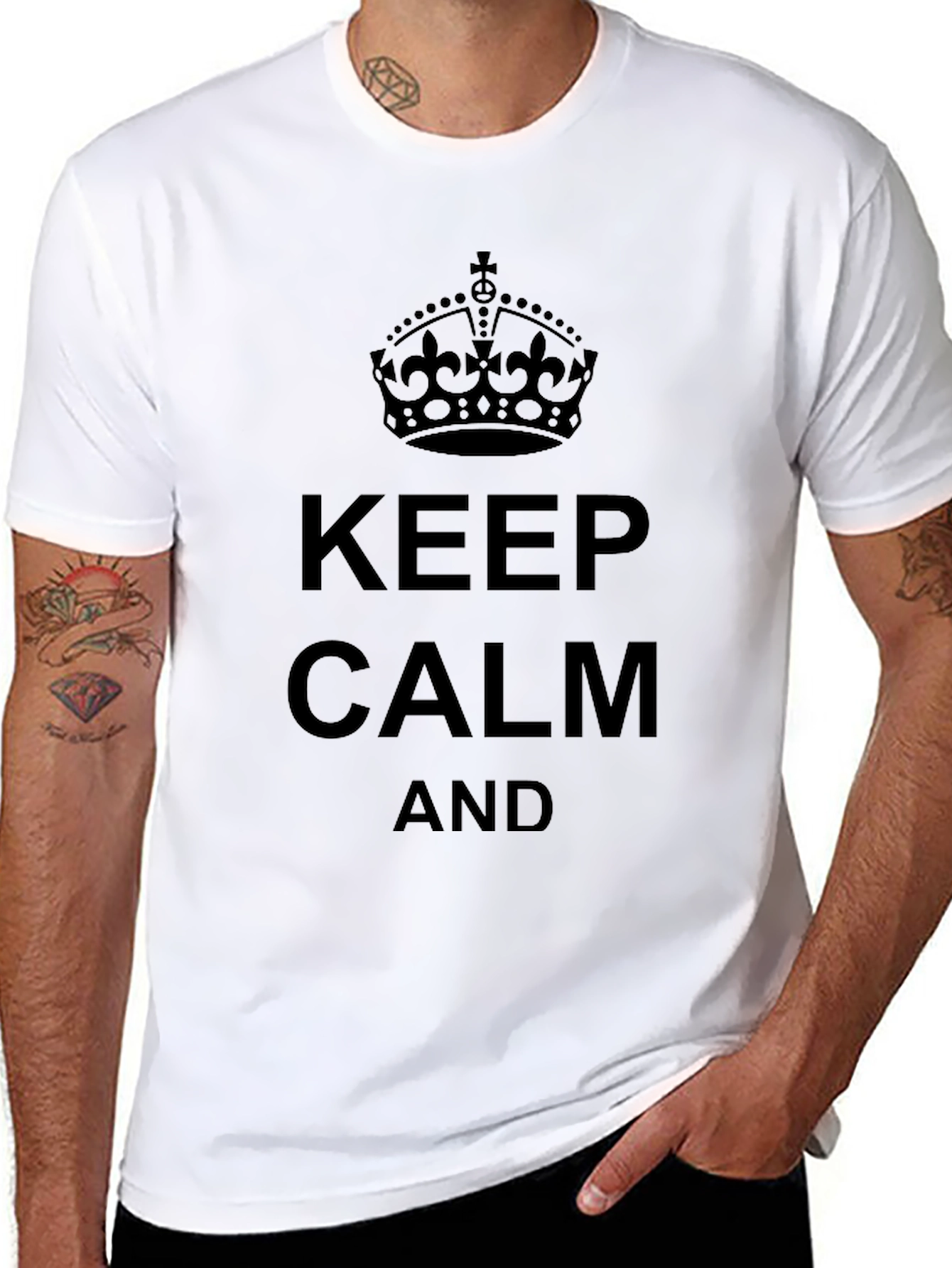 Keep Calm Black T-Shirt