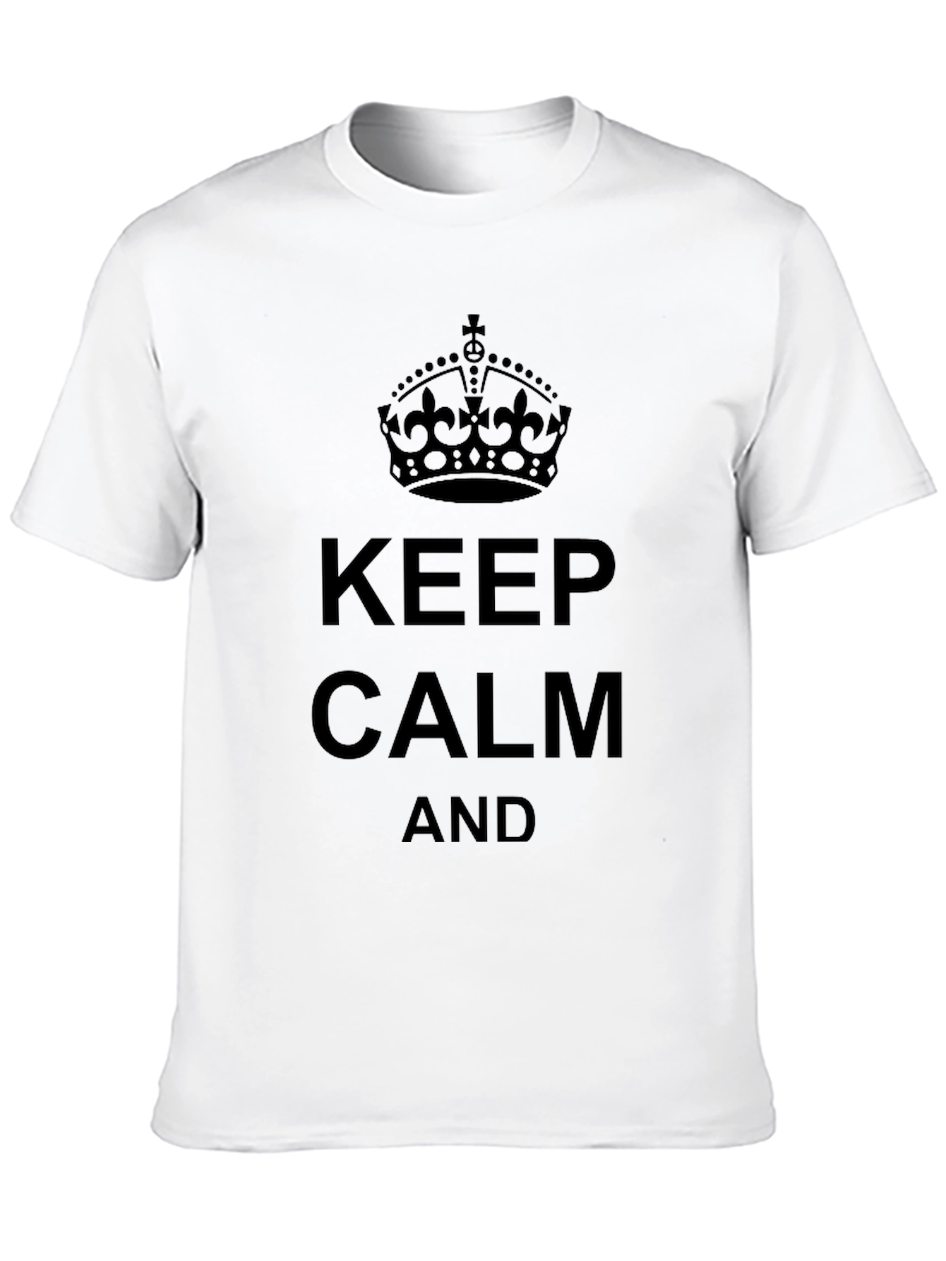Keep Calm Black T-Shirt