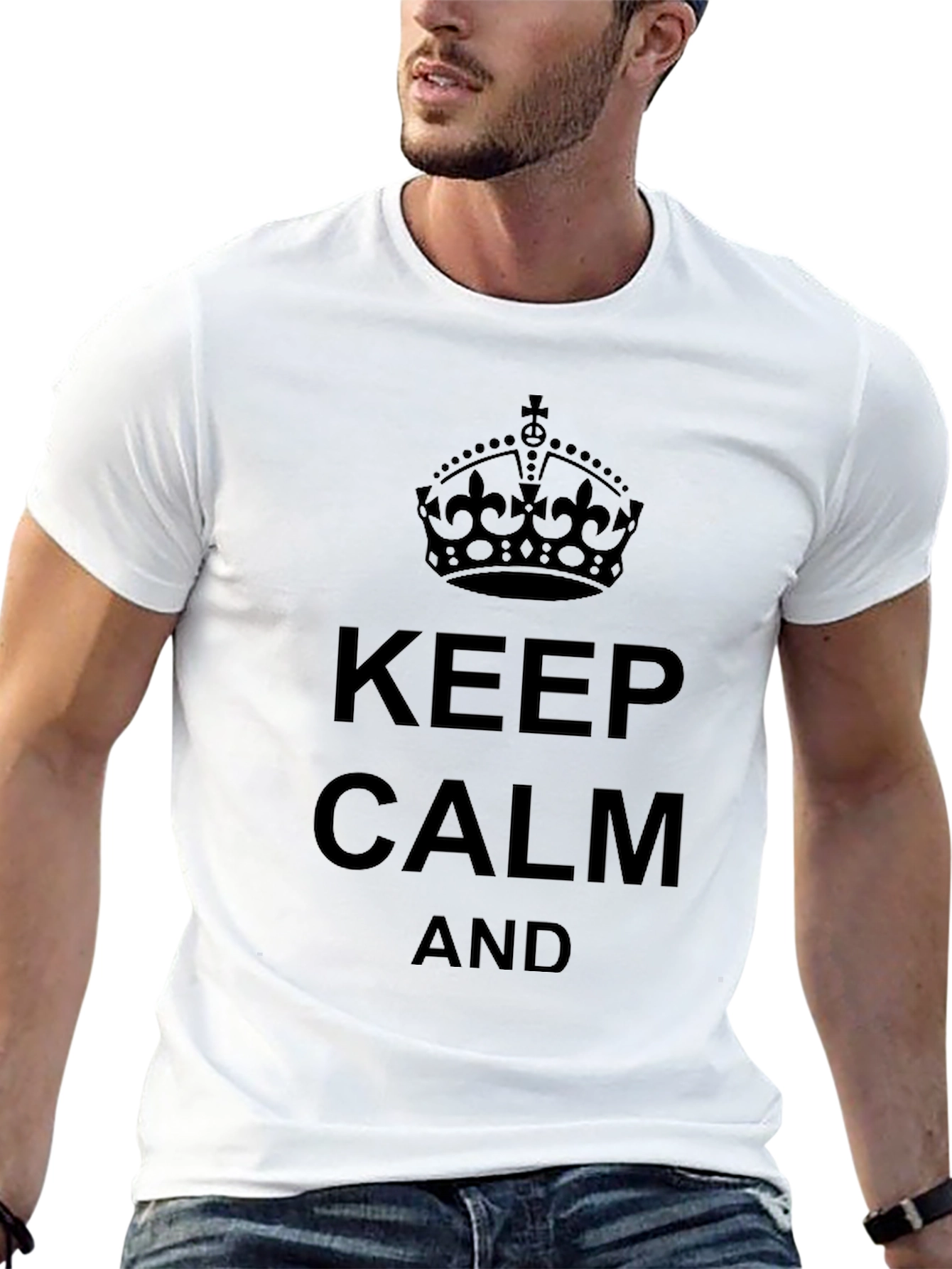 Keep Calm Black T-Shirt