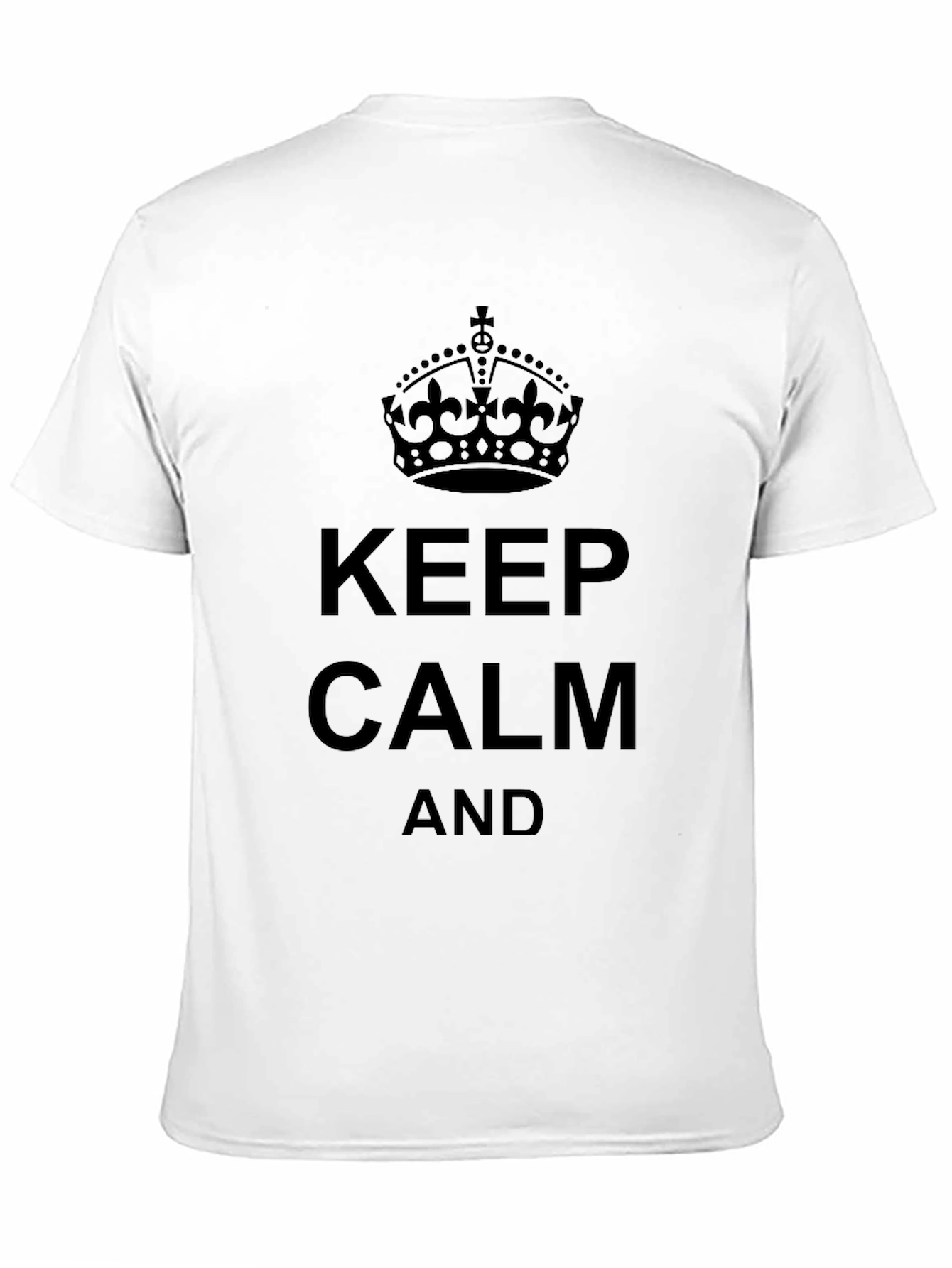 Keep Calm Black T-Shirt