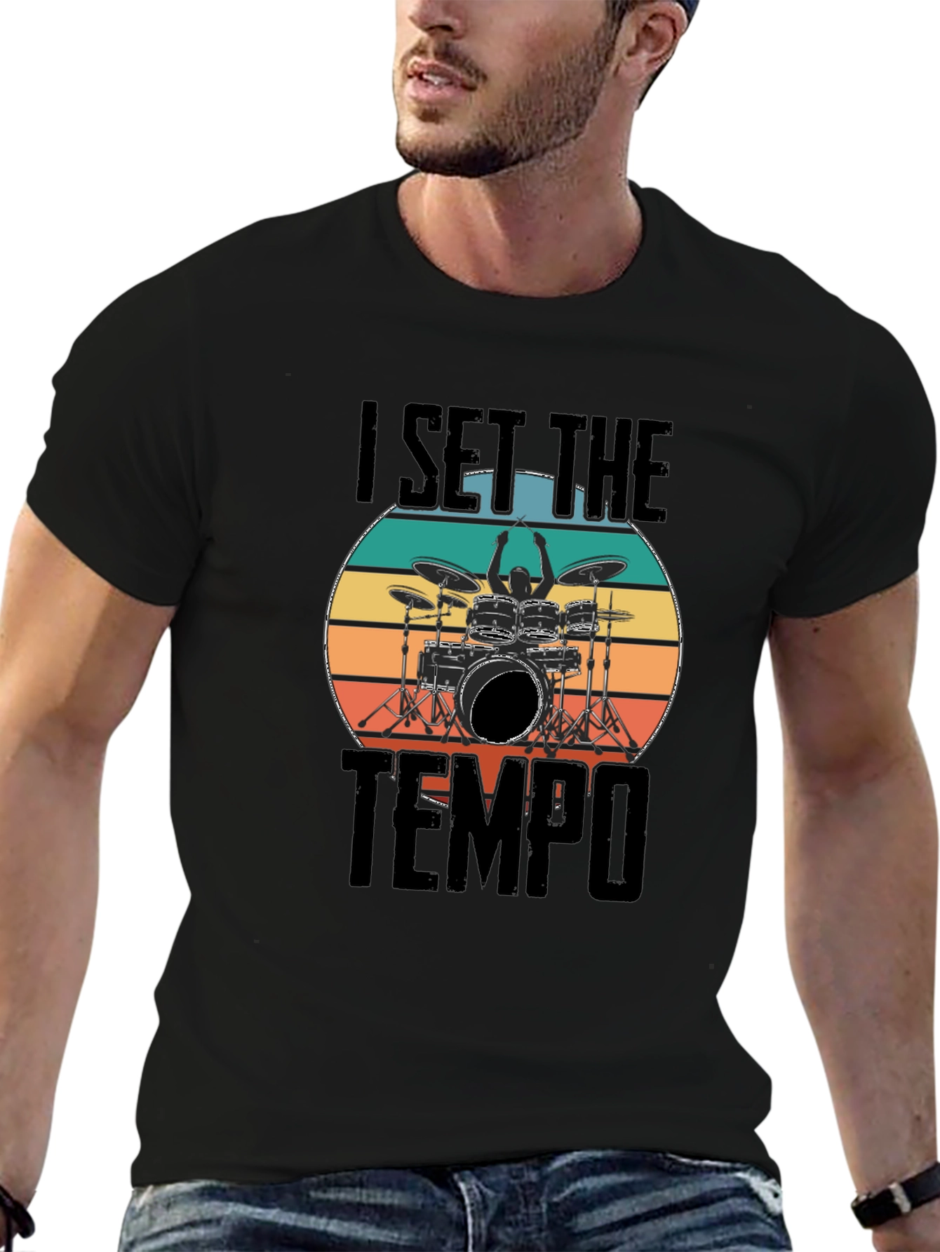 I Set The Tempo Drummer T-Shirt