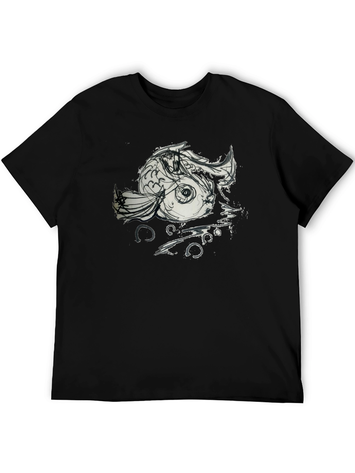 Koi Fish Graphic Tee - Unique Artistic Design
