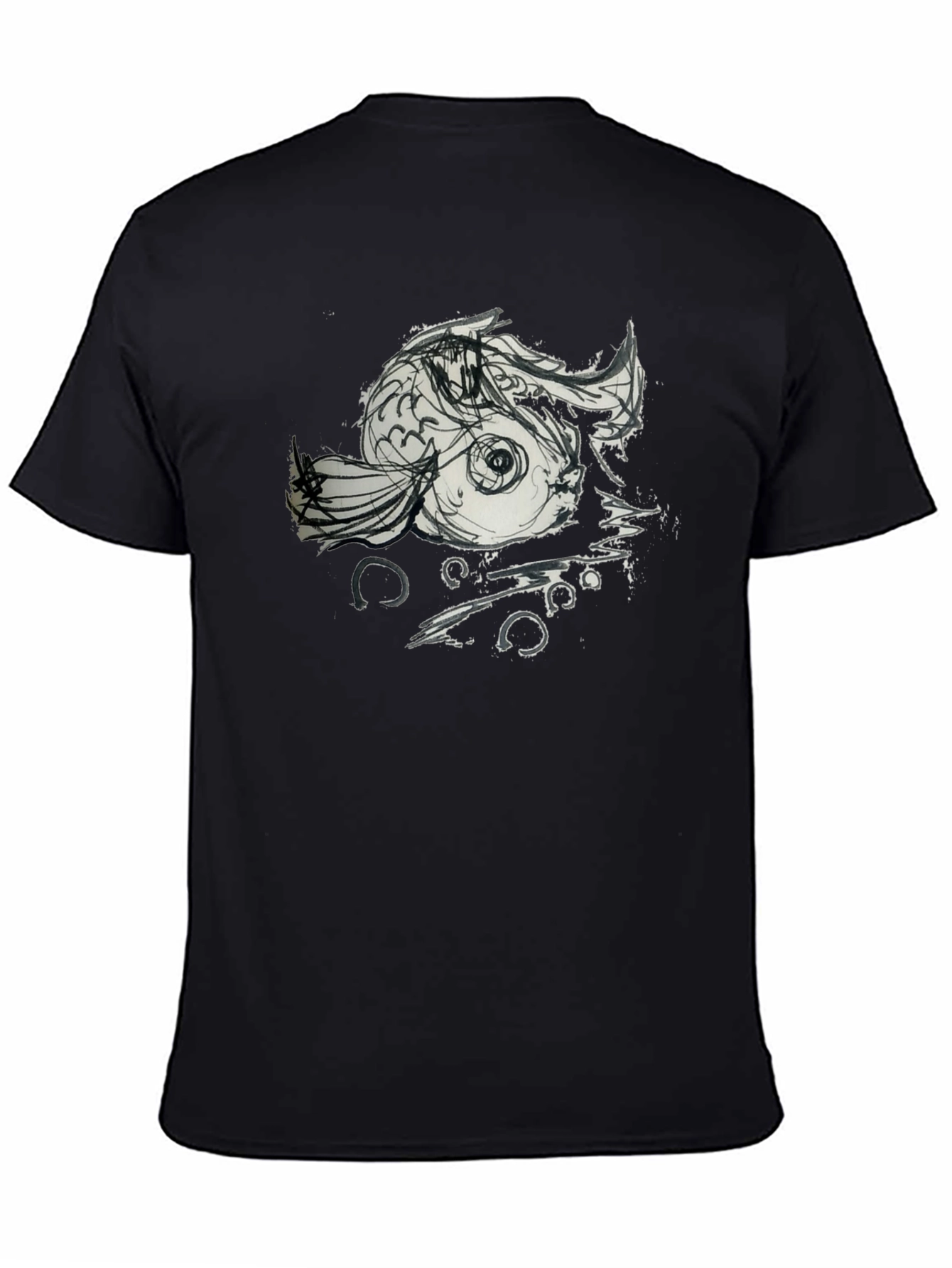 Koi Fish Graphic Tee - Unique Artistic Design